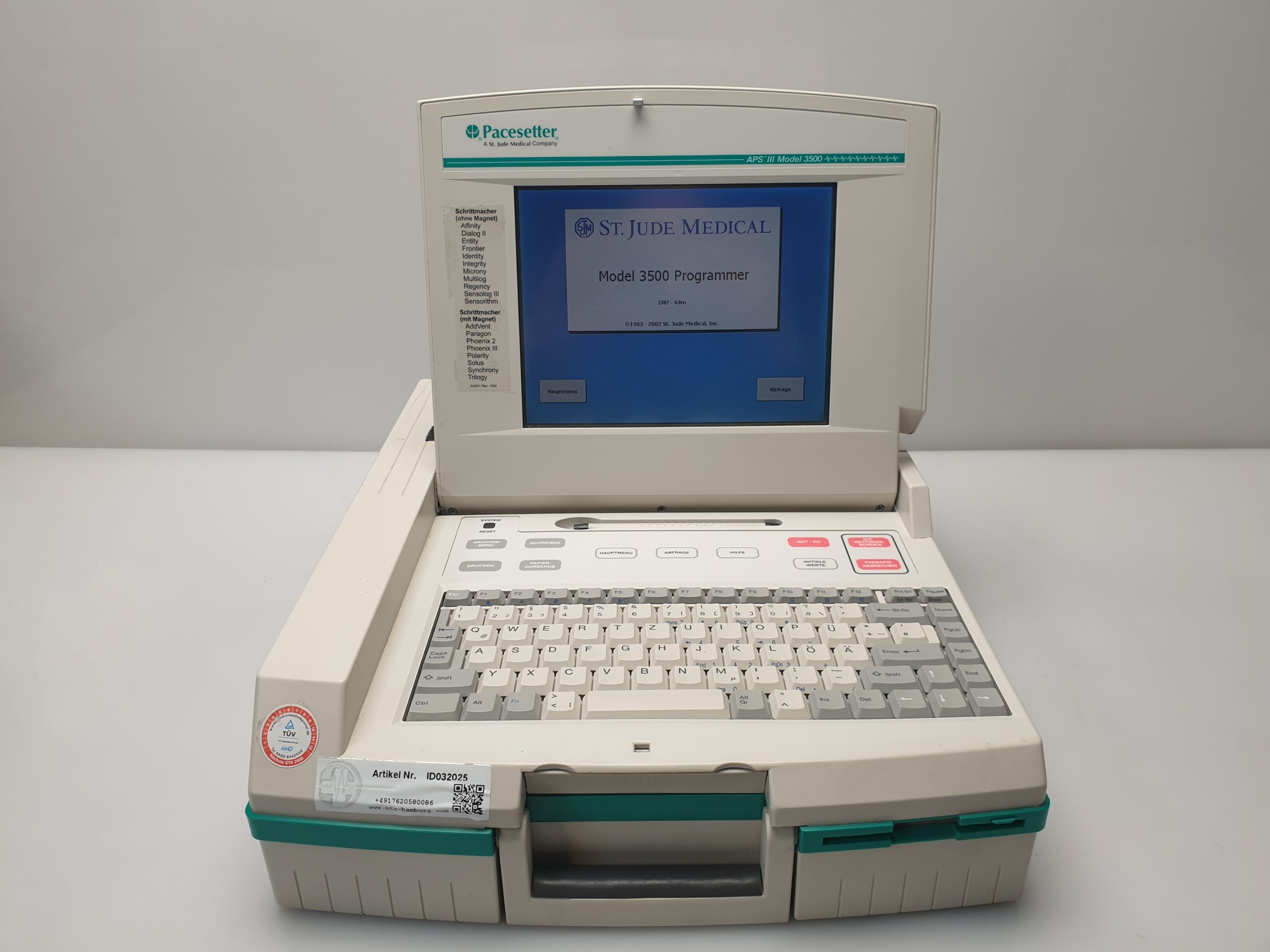 St. Jude Medical Inc. 3500 Pacemaker Programmer thumbnail 8