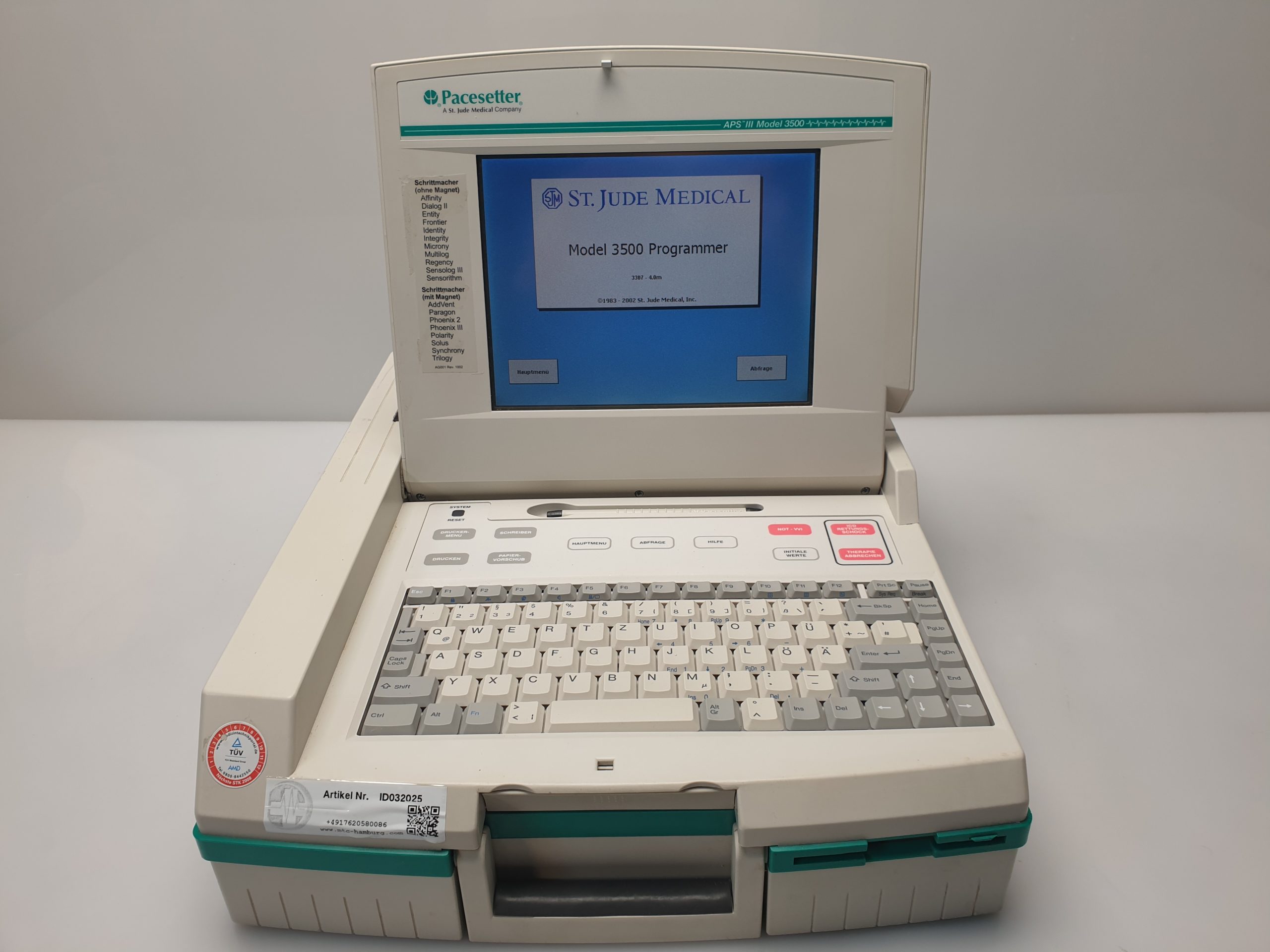 St. Jude Medical Inc. 3500 Pacemaker Programmer thumbnail 12