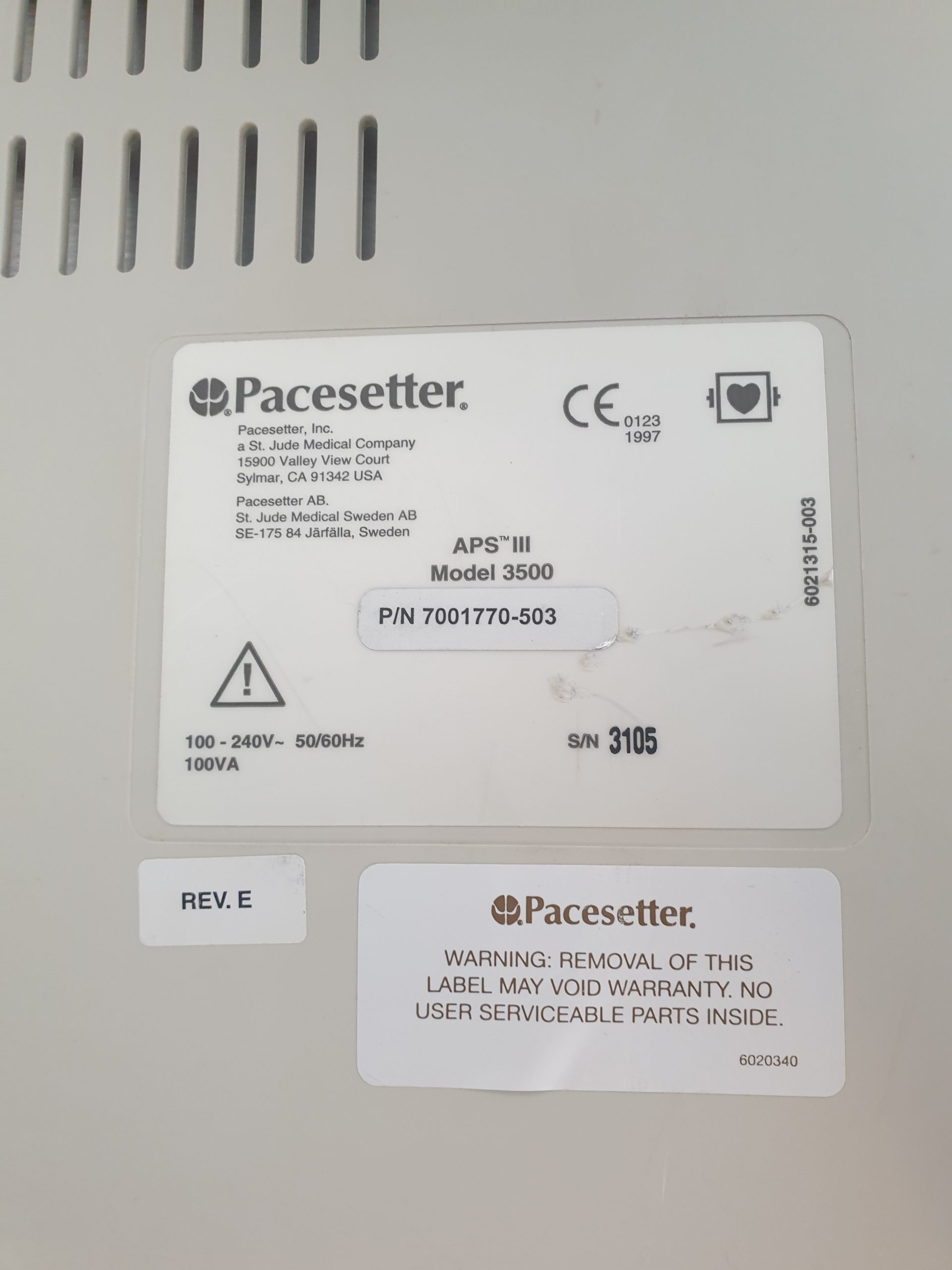 St. Jude Medical Inc. 3500 Pacemaker Programmer thumbnail 14