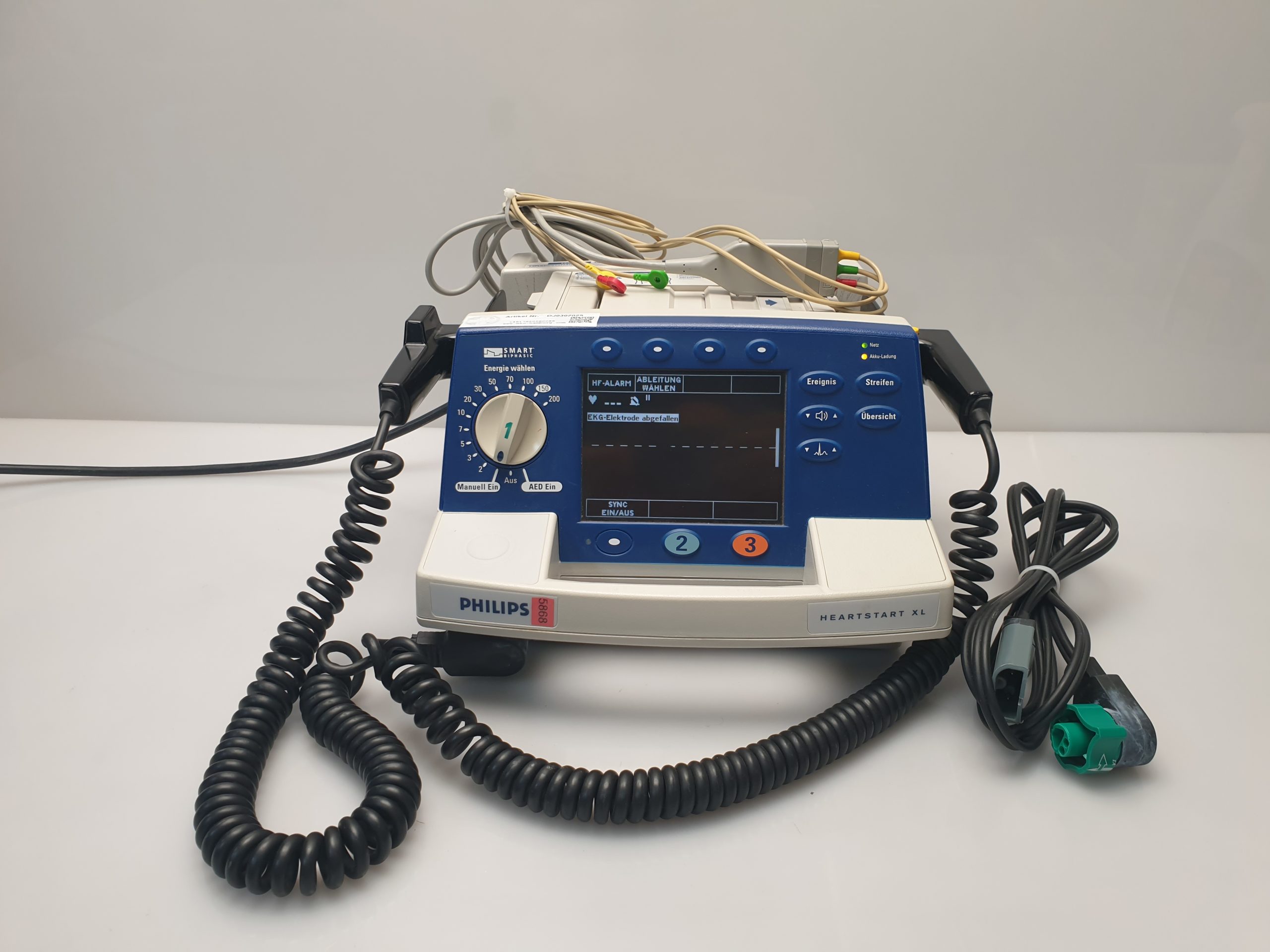 Philips Medical Heartstart XL System Smart Biphasic Defi – Defibrilator thumbnail 2
