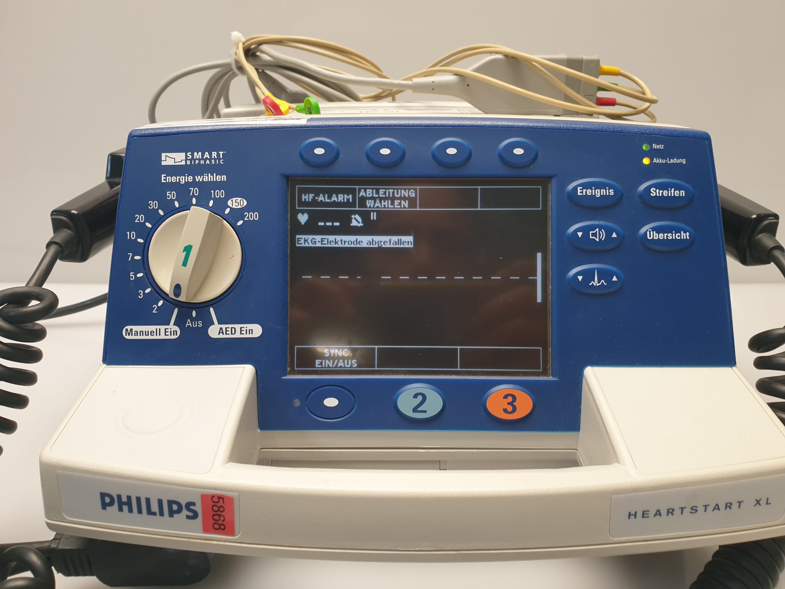 Philips Medical Heartstart XL System Smart Biphasic Defi – Defibrilator thumbnail 5