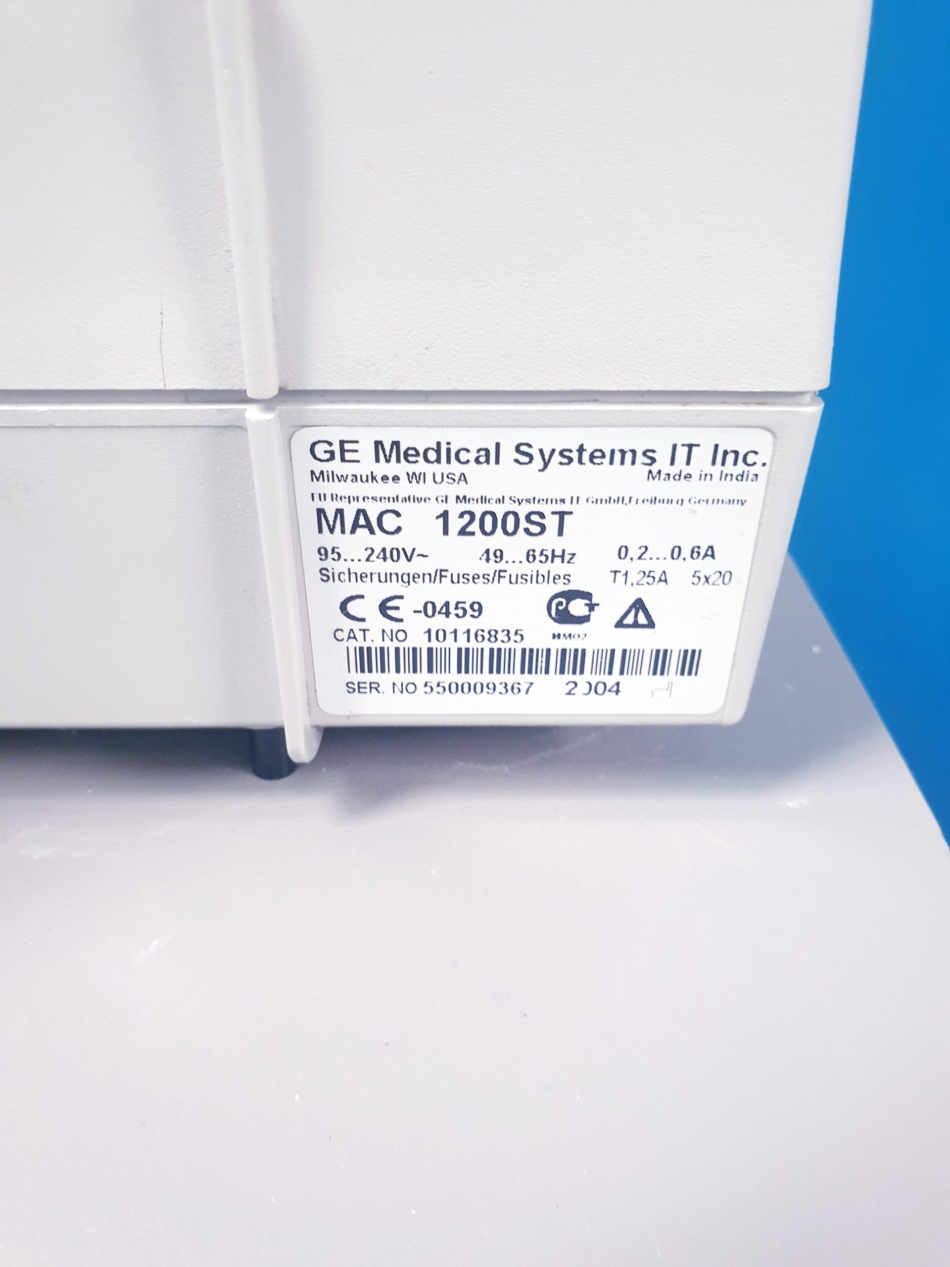 GE MAC 1200 ST + KISS SAUGANLAGE – 12 KANAL thumbnail 11