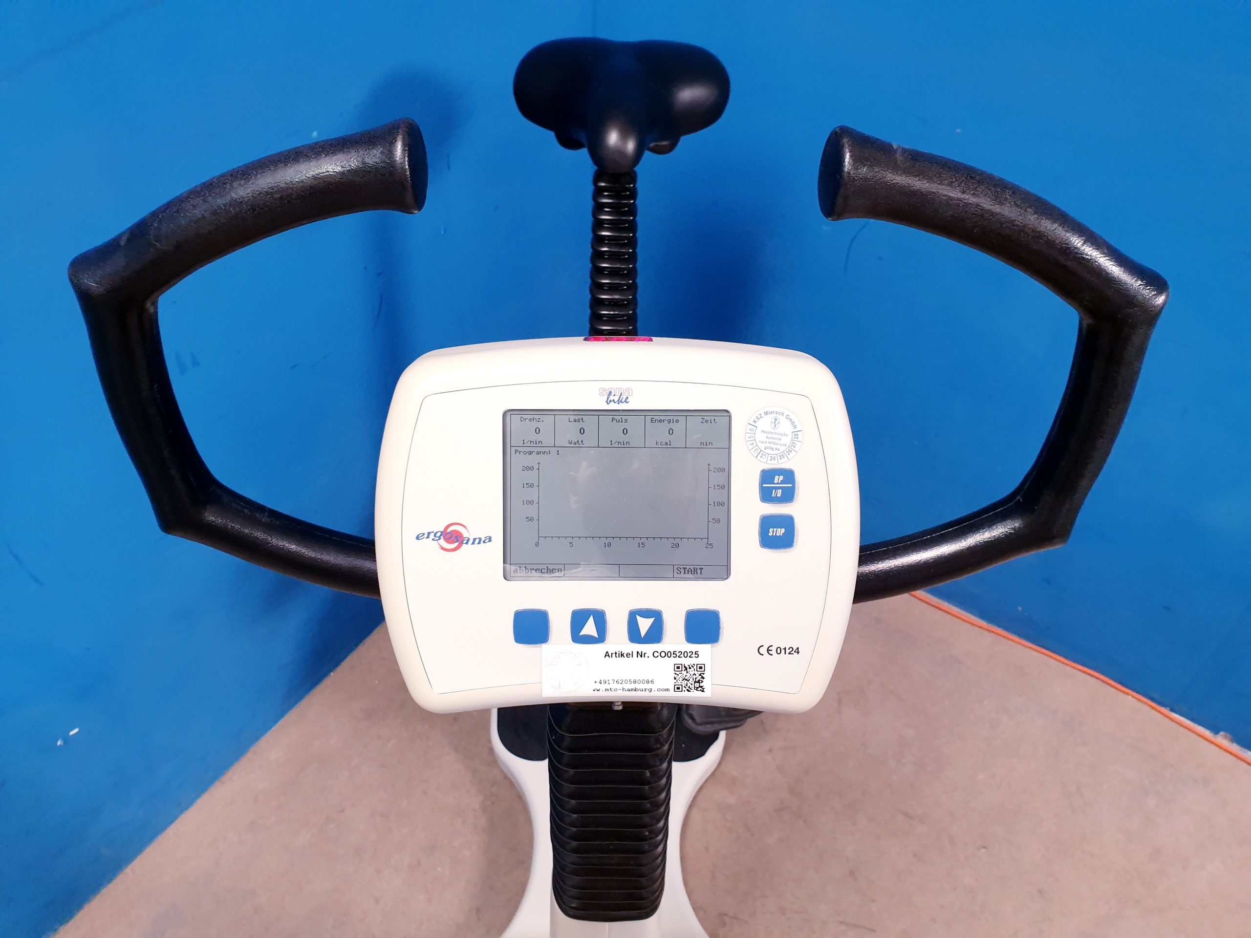 Schiller ERG 911 BP Fahrradergometer Ergometer thumbnail 5