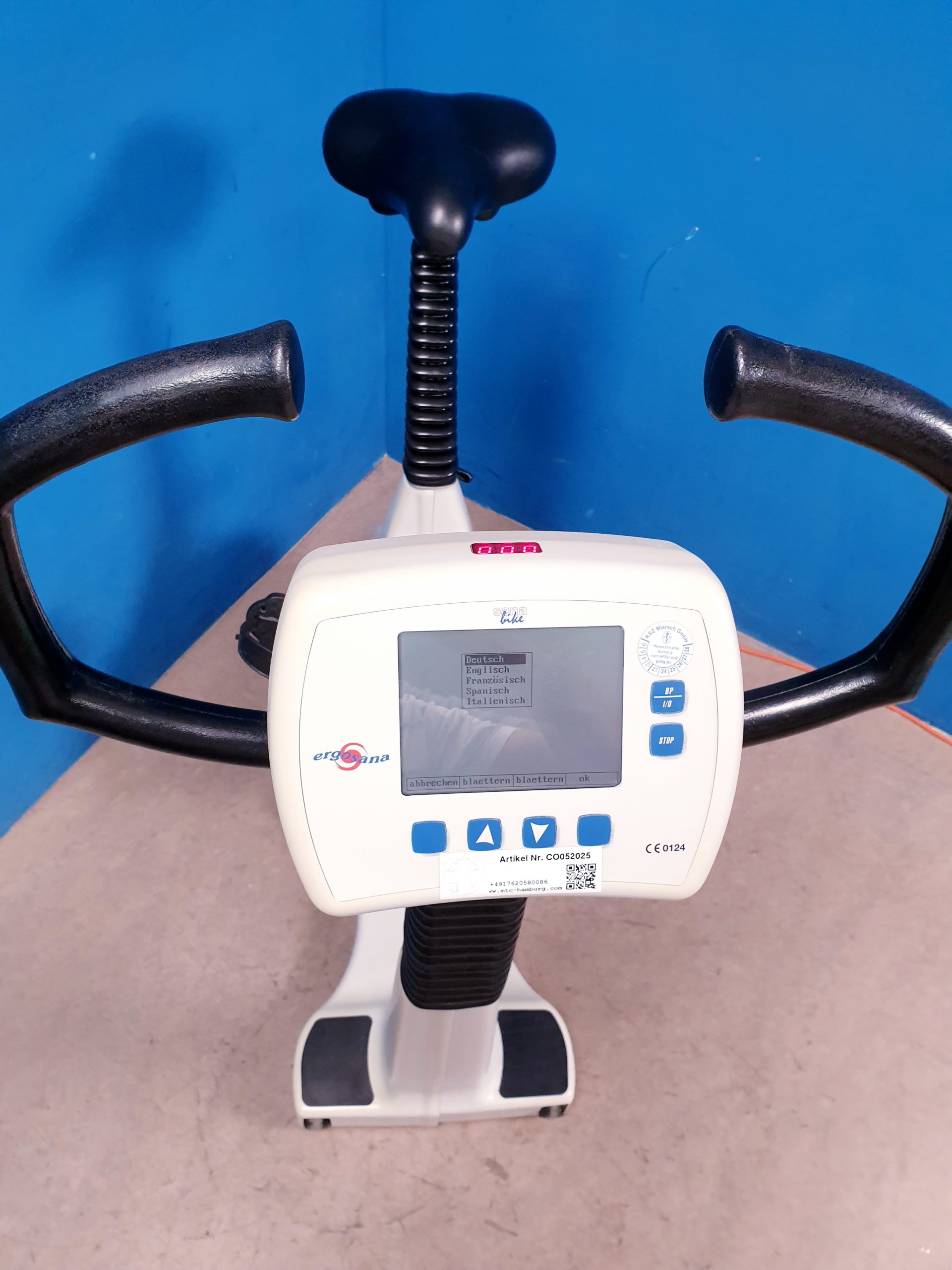 Schiller ERG 911 BP Fahrradergometer Ergometer thumbnail 9