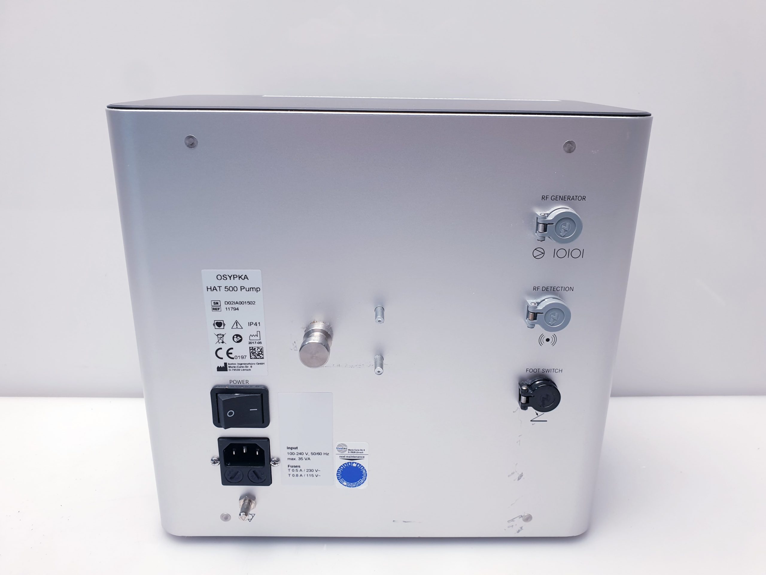 Osypka HAT500 Generator + HAT 500 Pumpe + Remote RF ablation generator thumbnail 20