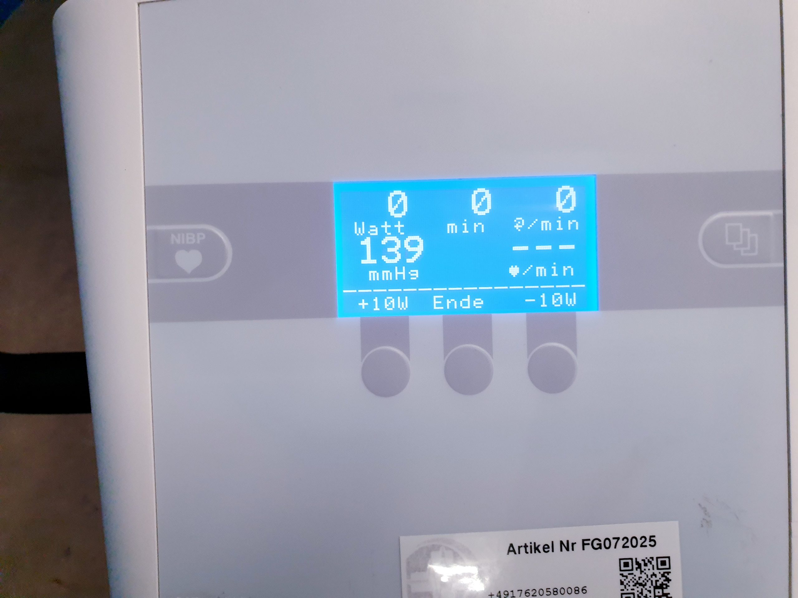 Viasys Jaeger Jäger + ERGOLINE Viasprint 200 Ergometer Ergospirometrie Einheit thumbnail 9