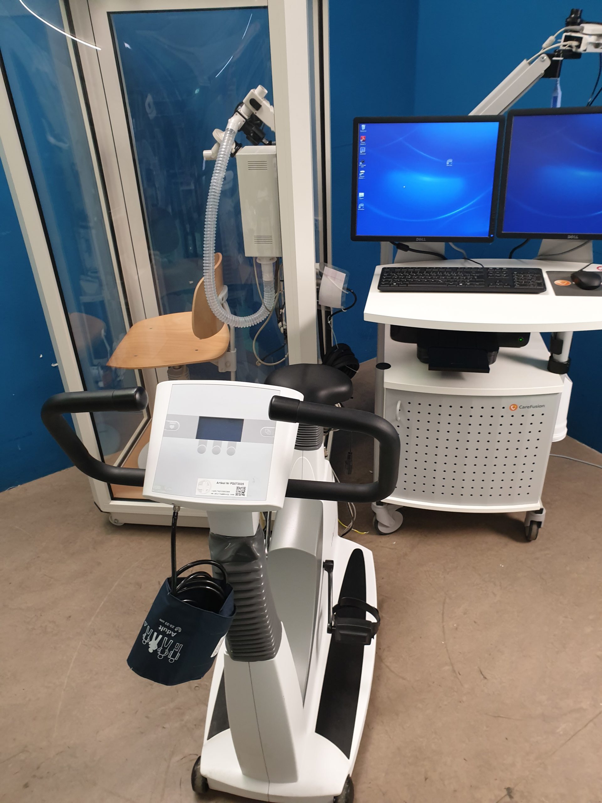 Viasys Jaeger Jäger + ERGOLINE Viasprint 200 Ergometer Ergospirometrie Einheit thumbnail 14