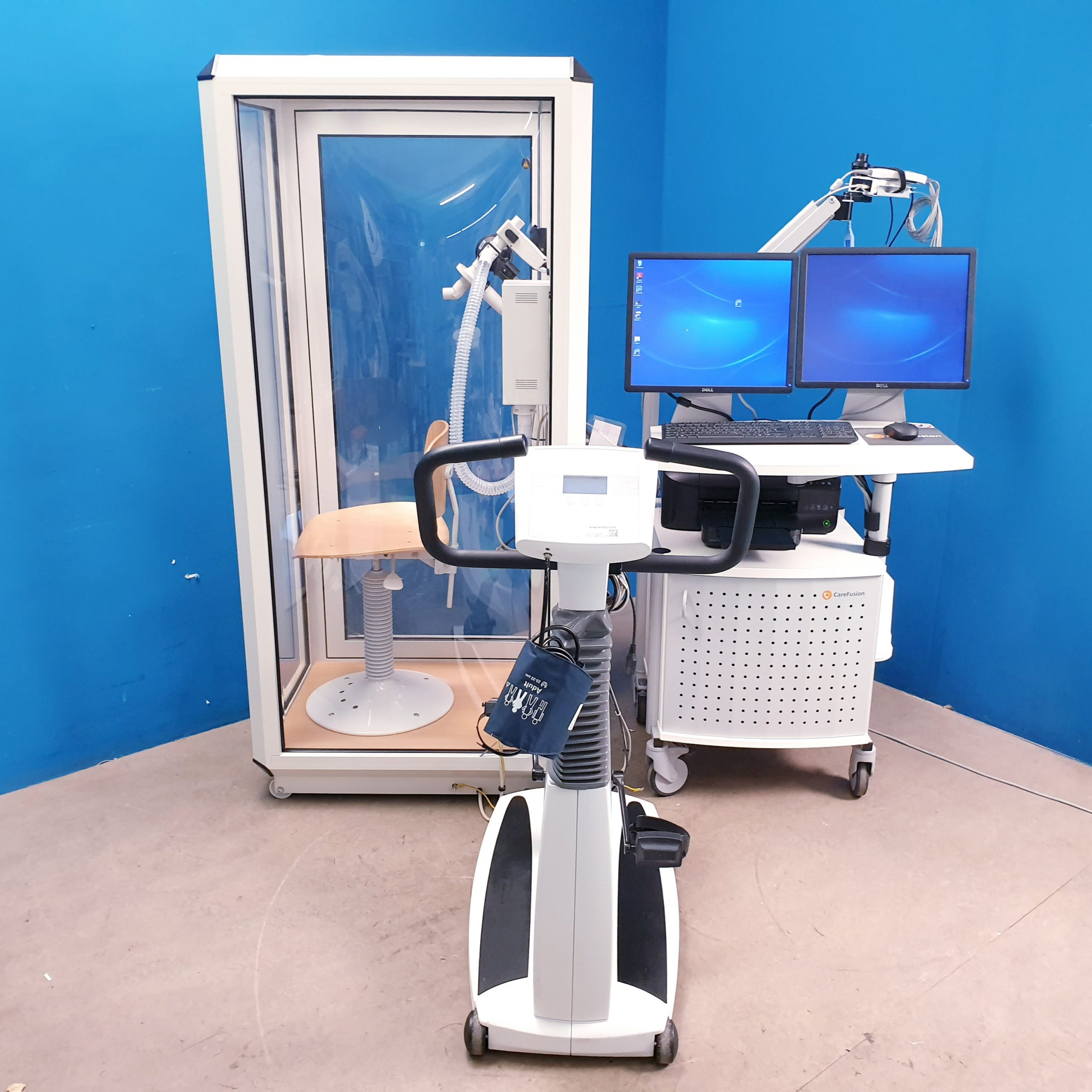 Viasys Jaeger Jäger + ERGOLINE Viasprint 200 Ergometer Ergospirometrie Einheit thumbnail 15