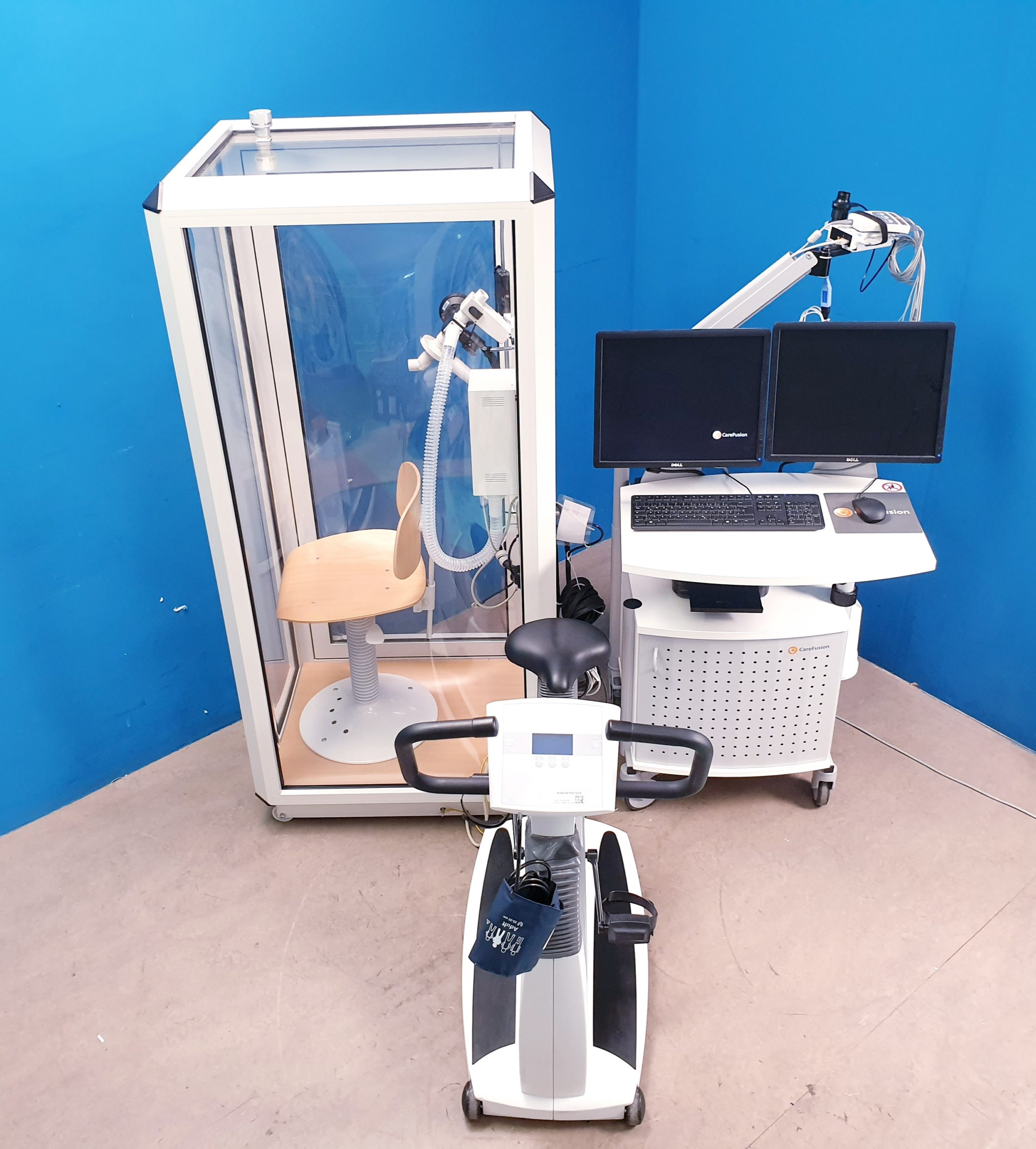 Viasys Jaeger Jäger + ERGOLINE Viasprint 200 Ergometer Ergospirometrie Einheit thumbnail 16