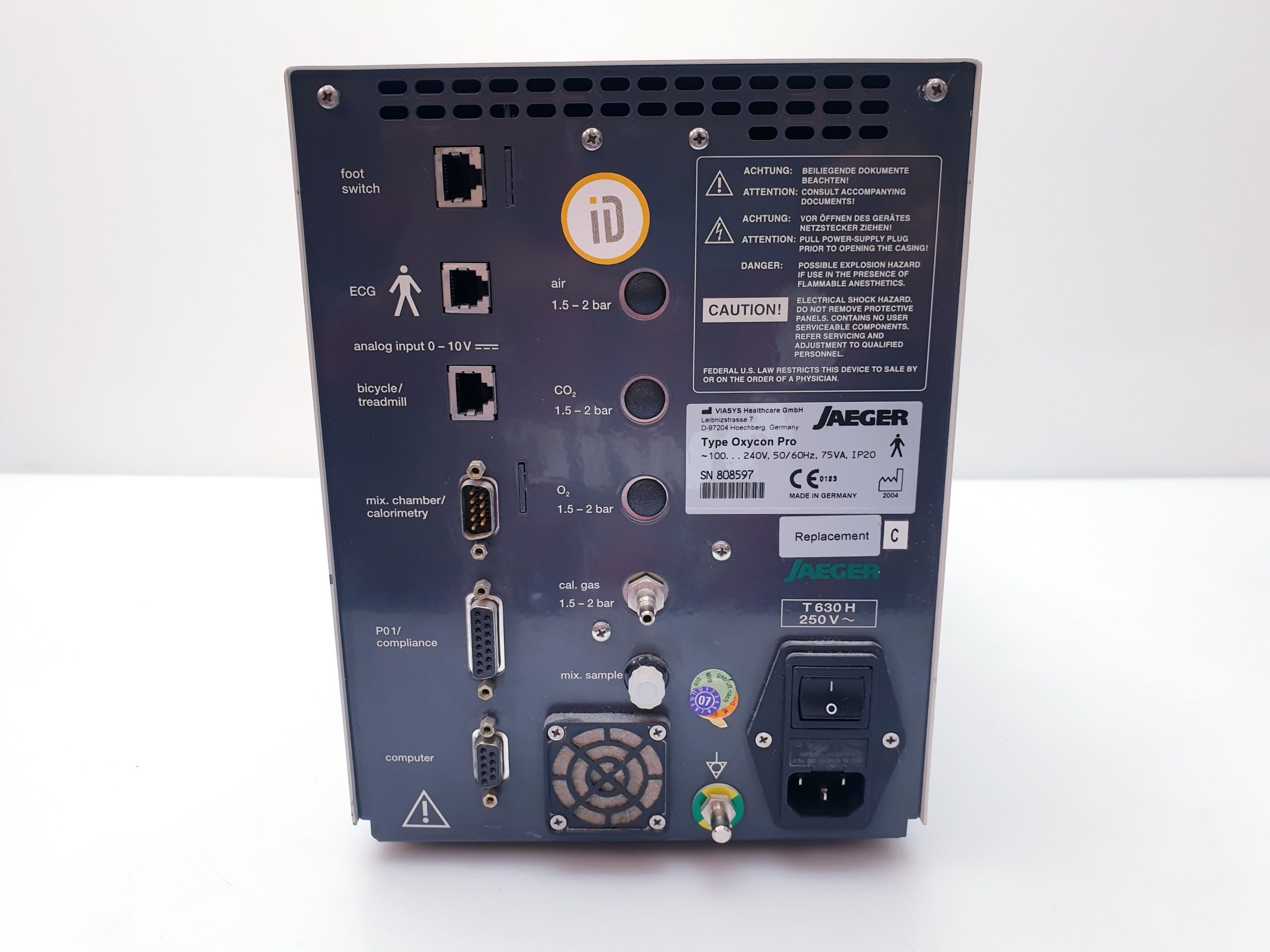Viasys Jaeger Oxycon Pro – Modul thumbnail 10
