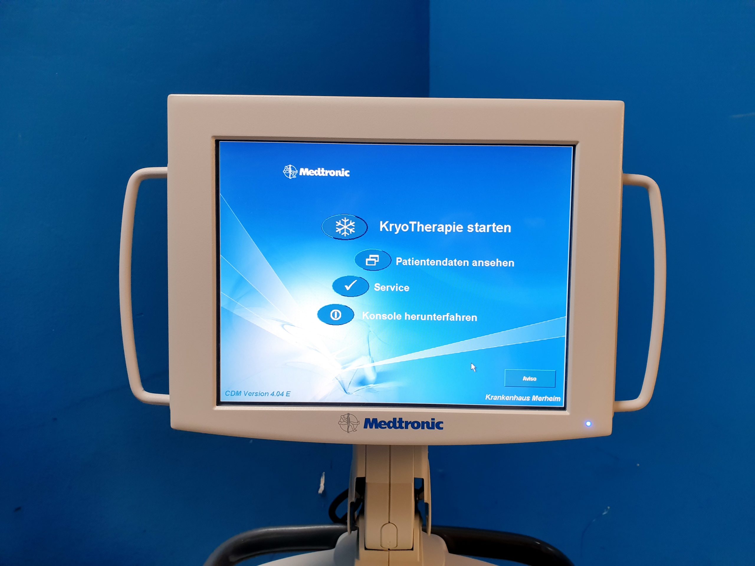 Medtronic CryoConsole CryoCath 106E2 // CDM Version . 4.04E — image 1 of 9