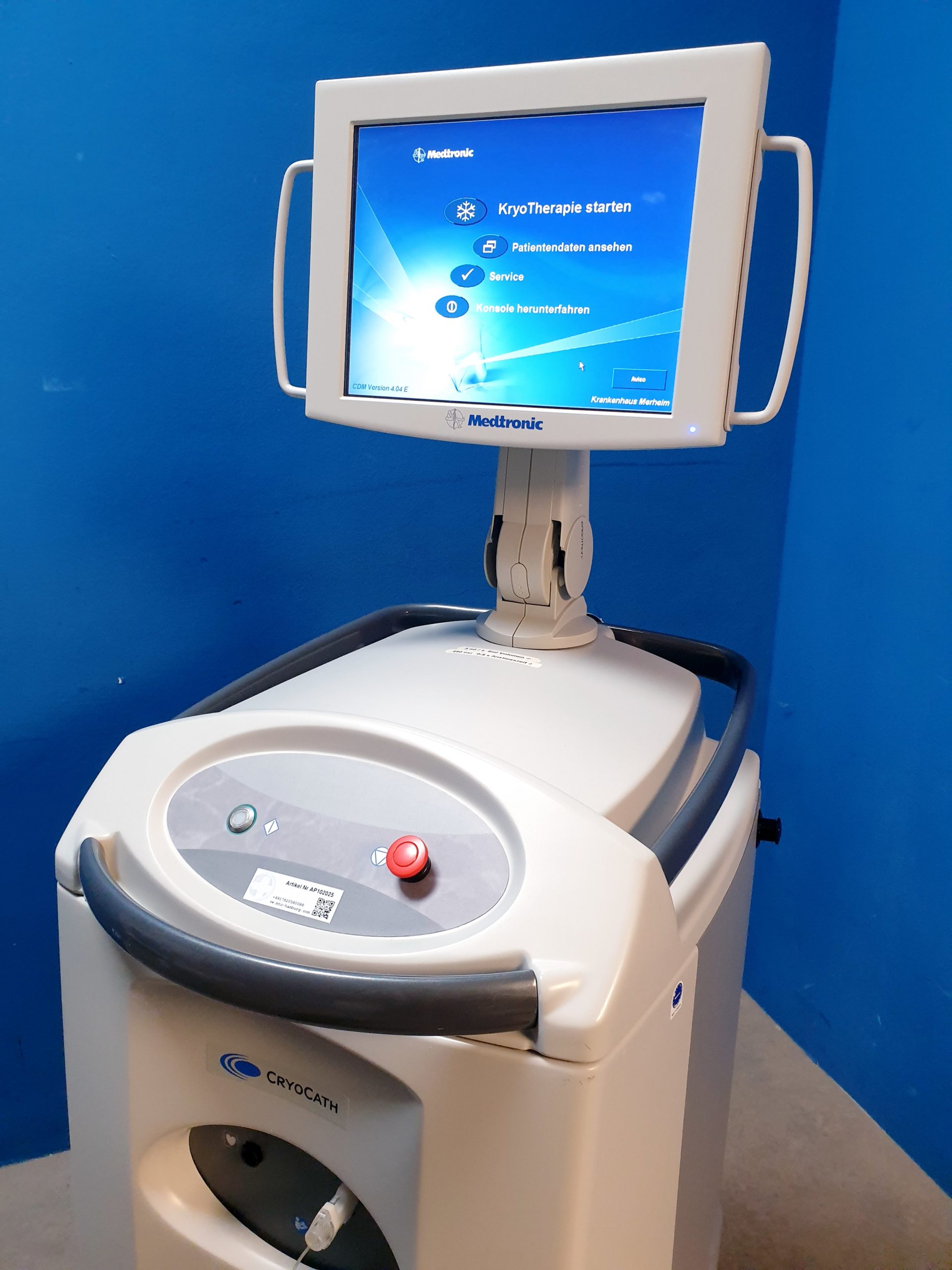 Medtronic CryoConsole CryoCath 106E2 // CDM Version . 4.04E thumbnail 3