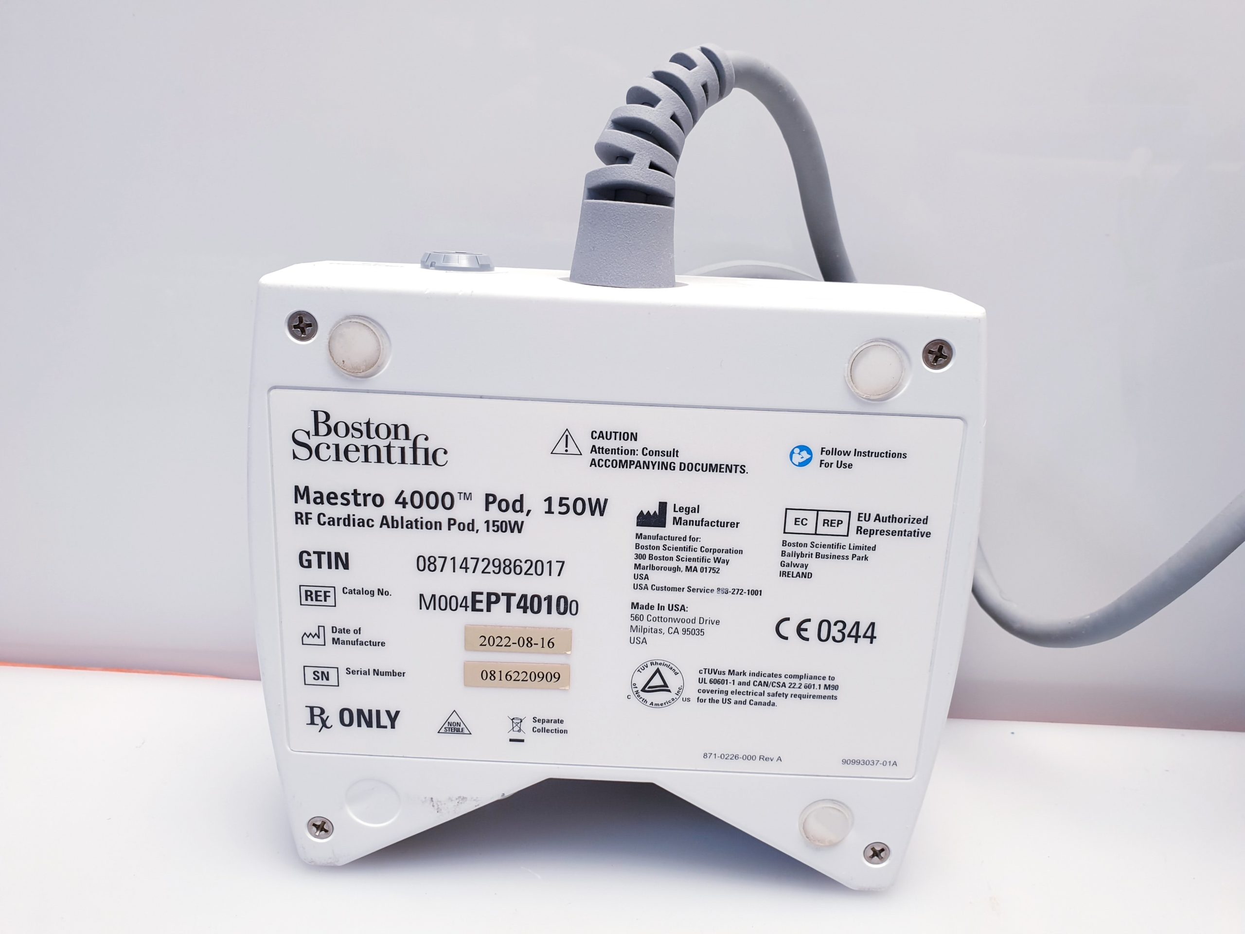 Boston Scientific Maestro 4000 Cardiac Ablation Controller thumbnail 8
