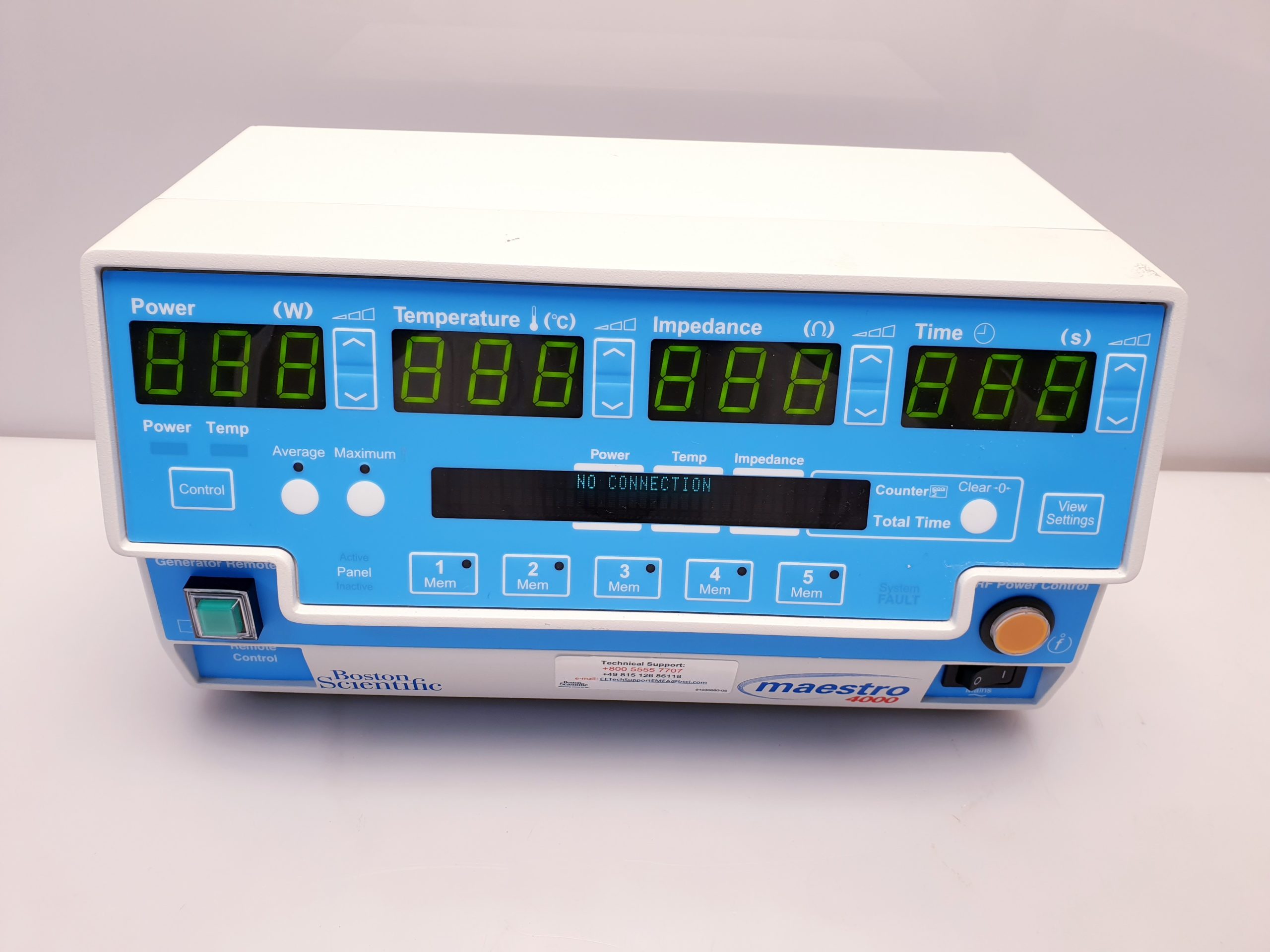 Boston Scientific Maestro 4000 Cardiac Ablation Controller thumbnail 9