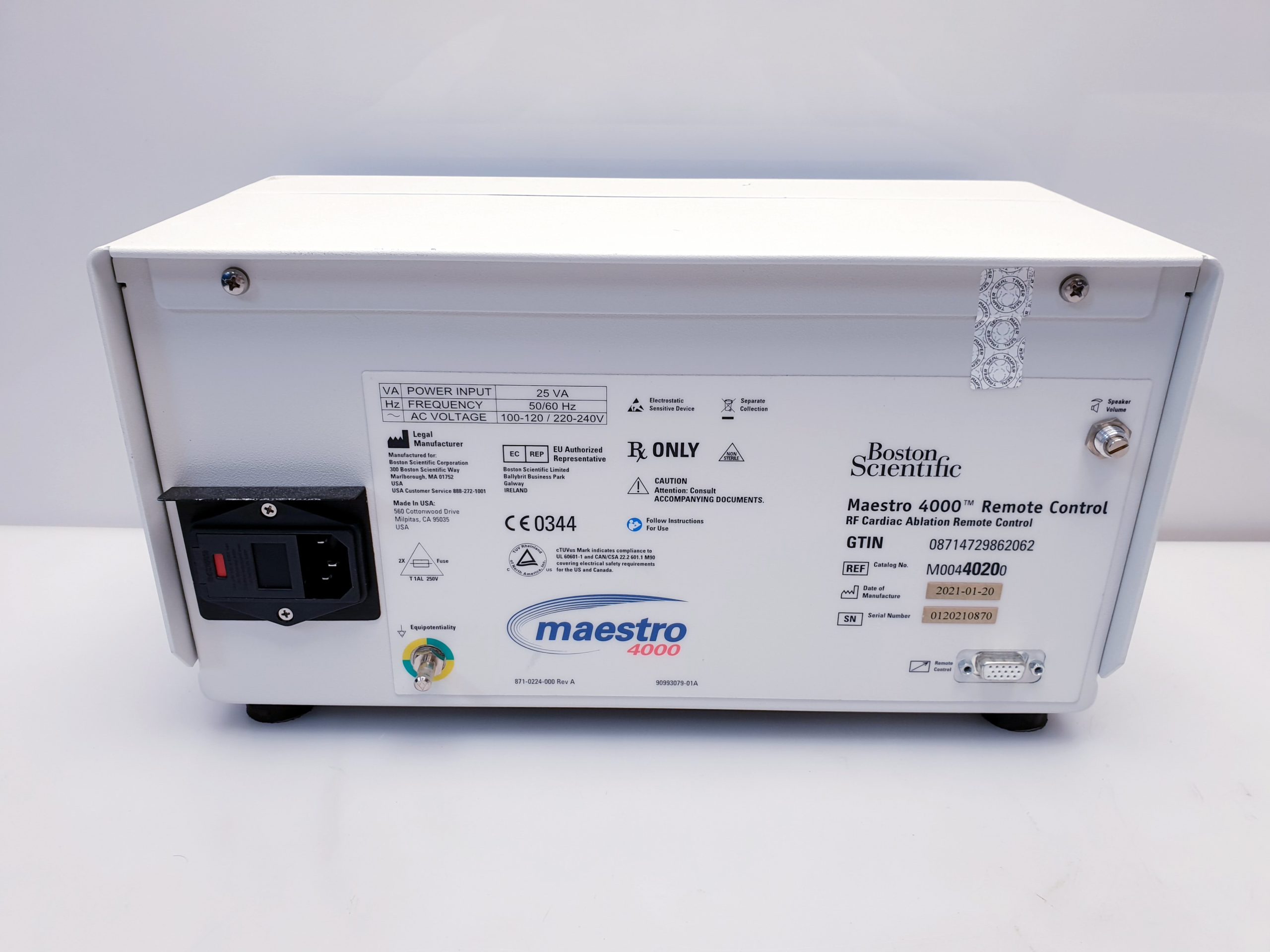 Boston Scientific Maestro 4000 Cardiac Ablation Controller thumbnail 12
