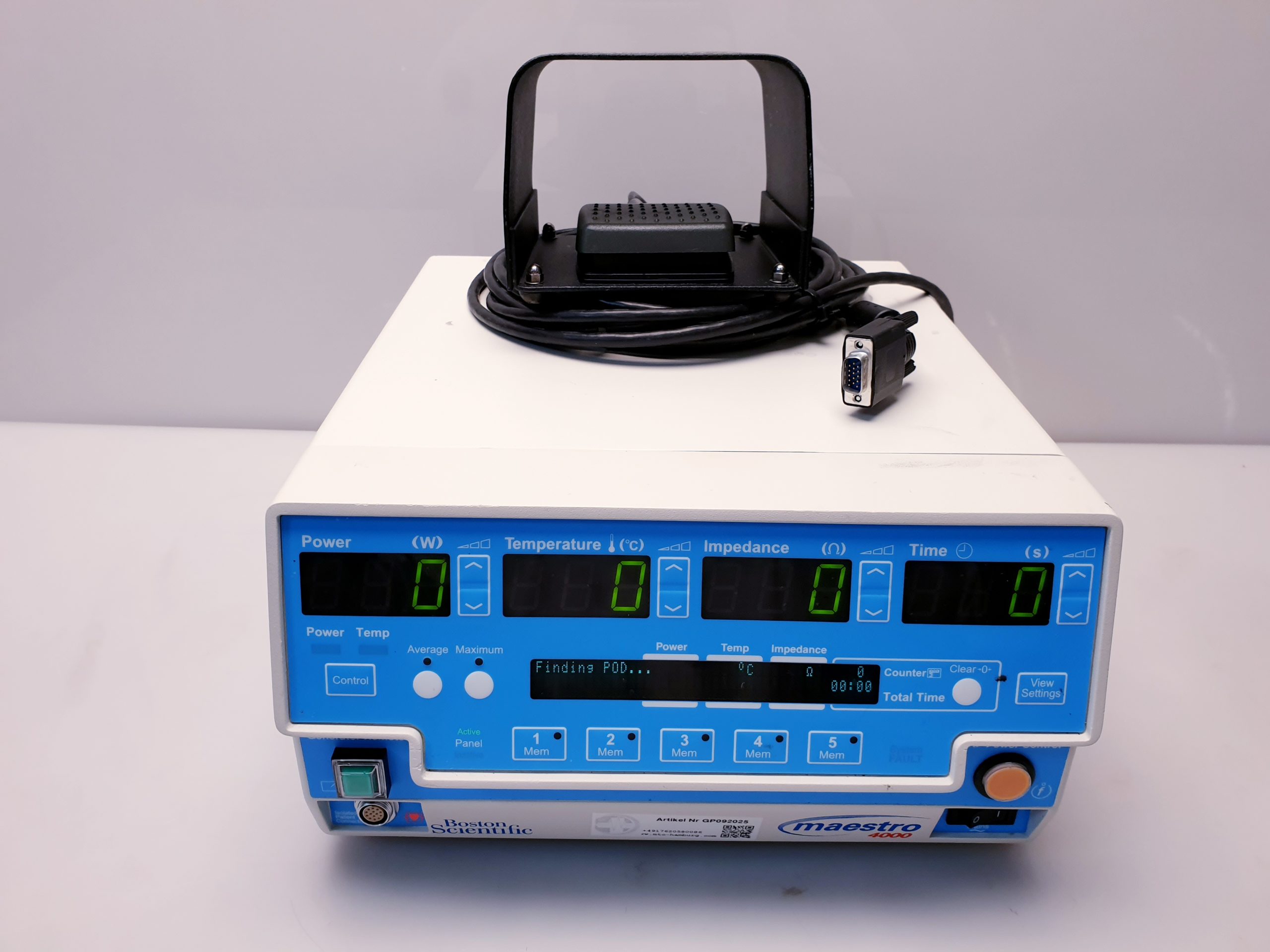 Boston Scientific Maestro 4000 Cardiac Ablation Controller thumbnail 18