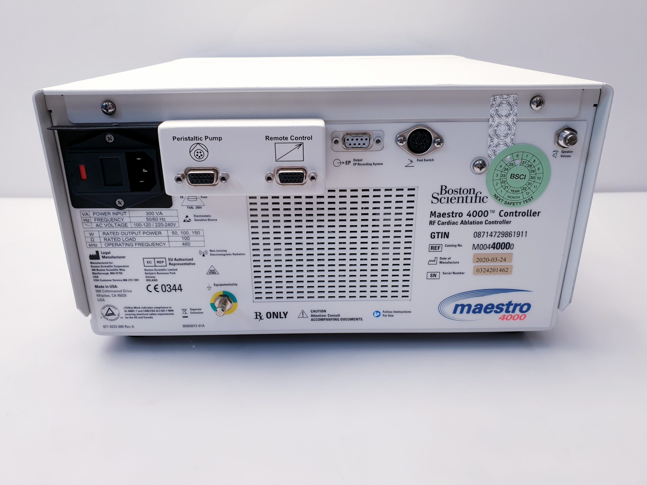 Boston Scientific Maestro 4000 Cardiac Ablation Controller thumbnail 22