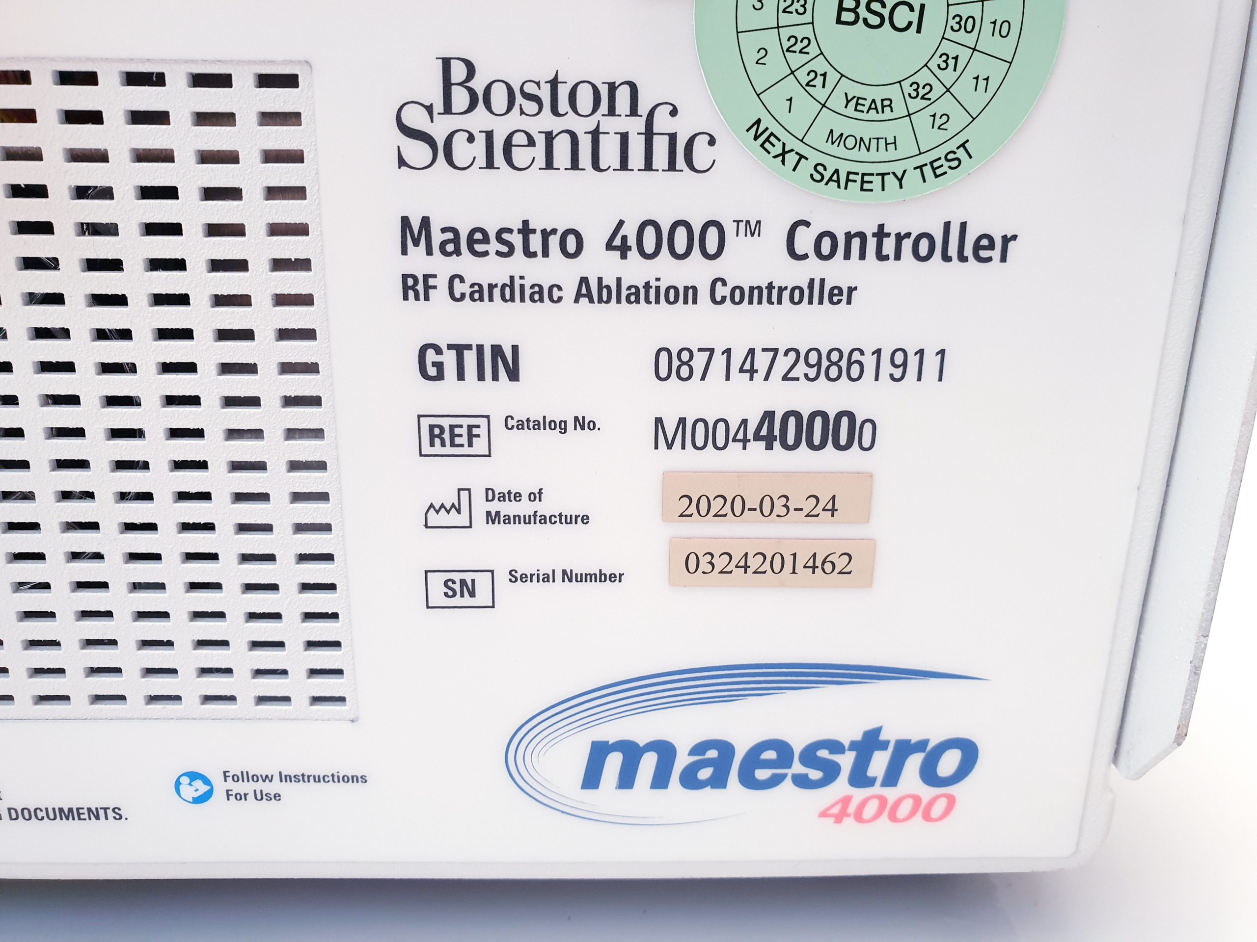 Boston Scientific Maestro 4000 Cardiac Ablation Controller thumbnail 23