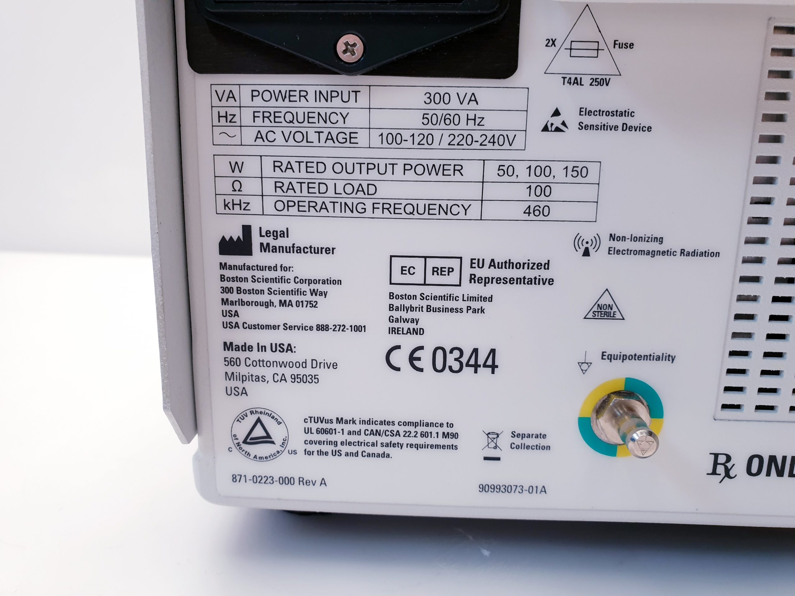 Boston Scientific Maestro 4000 Cardiac Ablation Controller thumbnail 24