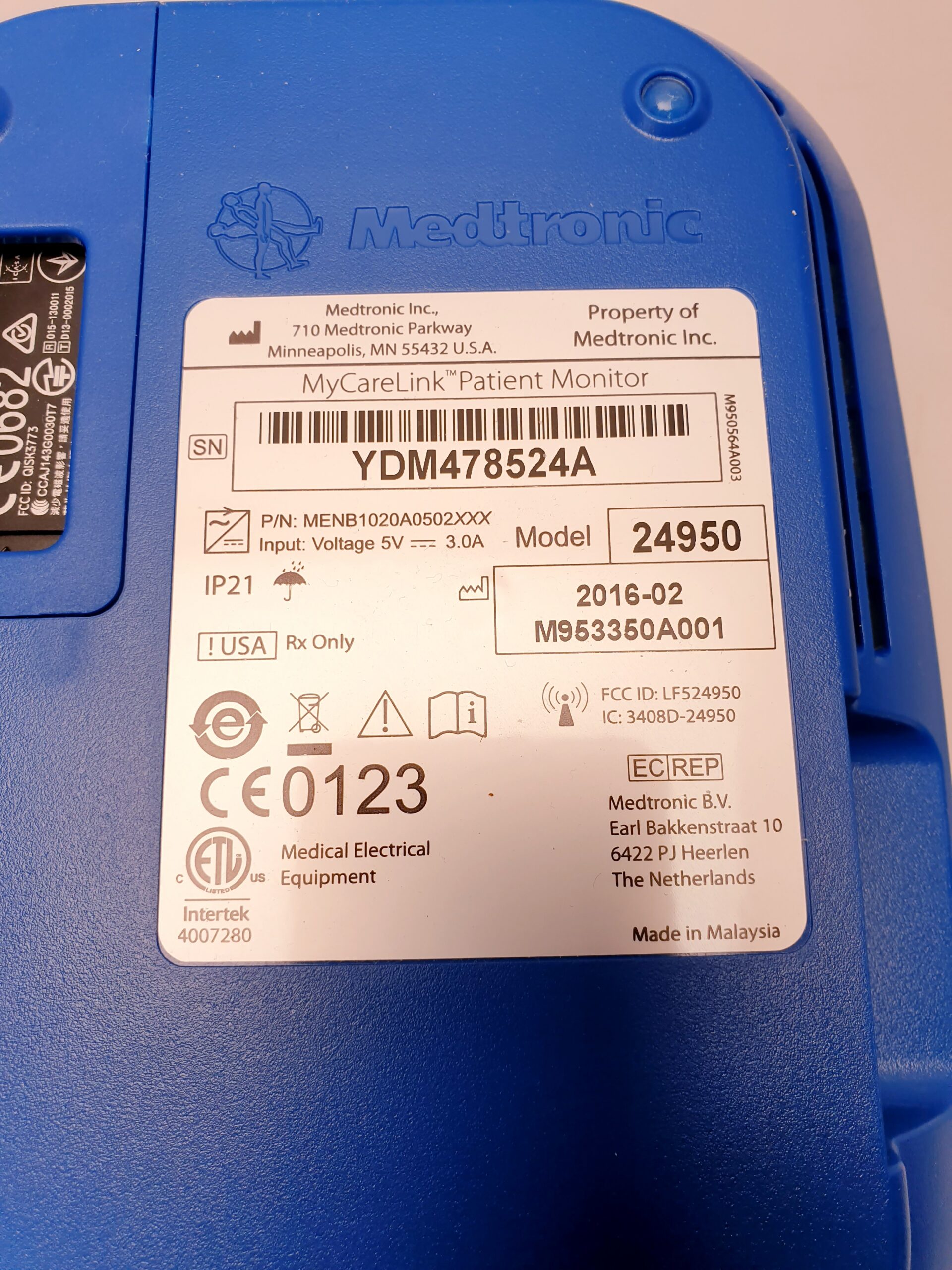 MEDTRONIC 24950 MyCareLink Patient Monitor thumbnail 17
