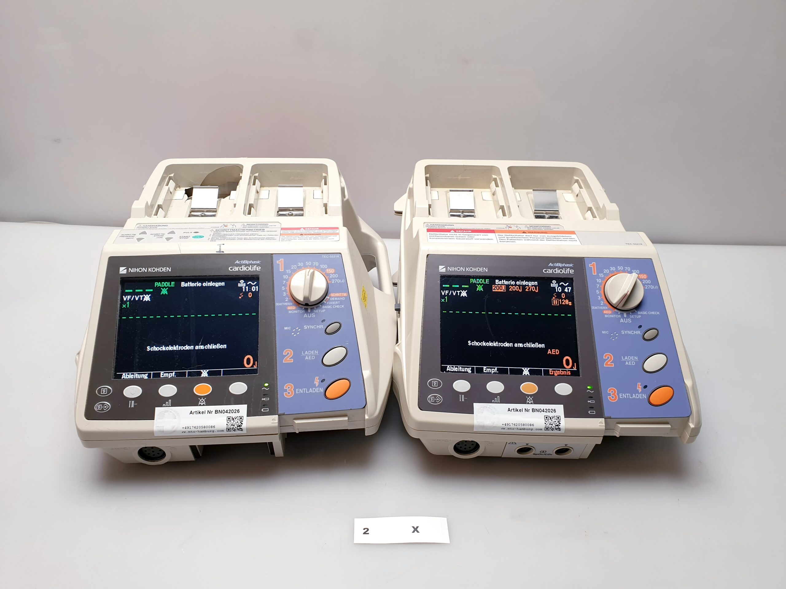 Nihon Kohden TEC-5521K Actibiphasic Cardiolife Defibrillator – Defi — image 1 of 9