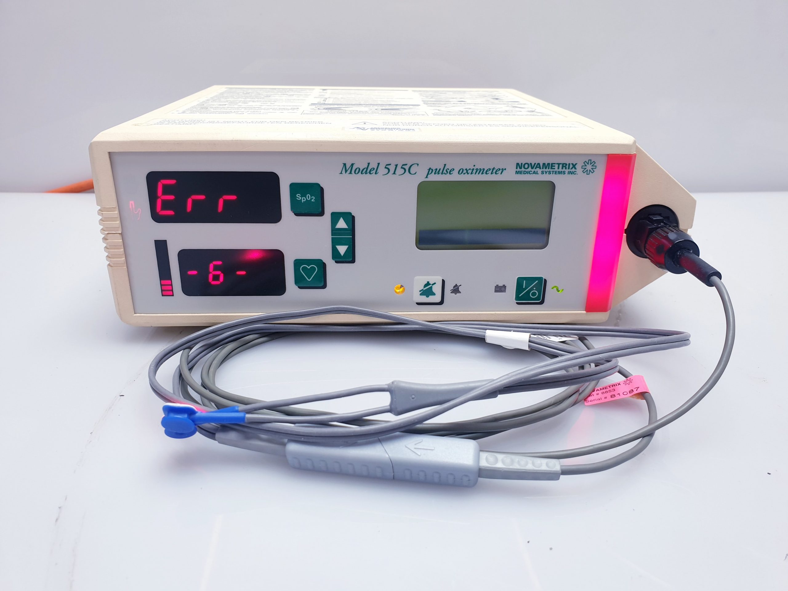 Novametrix Model 515c Pulseoximeter Pulsoxymeter thumbnail 2