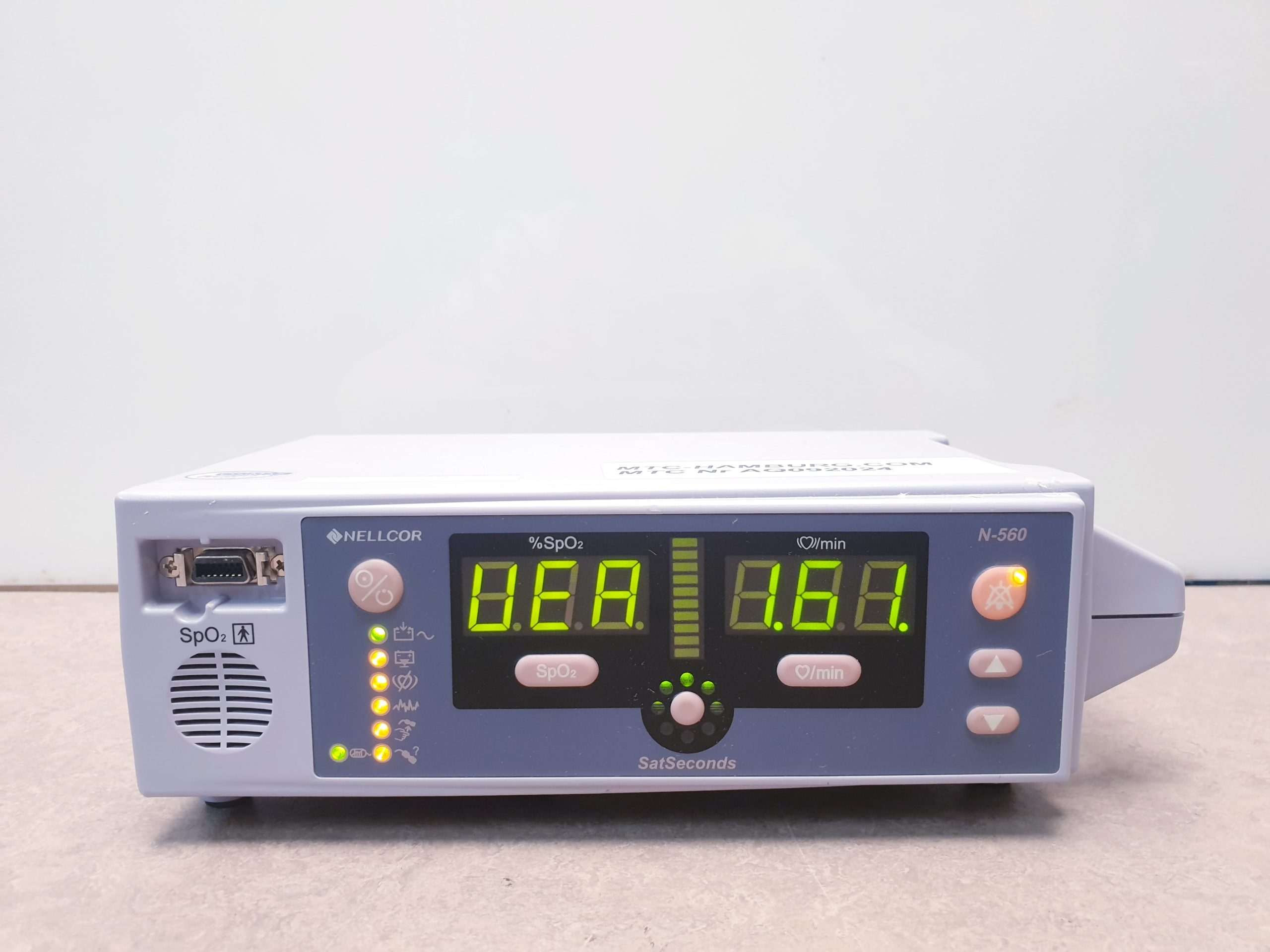 Nellcor N-560 SpO2 Pulsoximeter Sauerstoffmessgerät, Sauerstoffsättigung — image 1 of 9