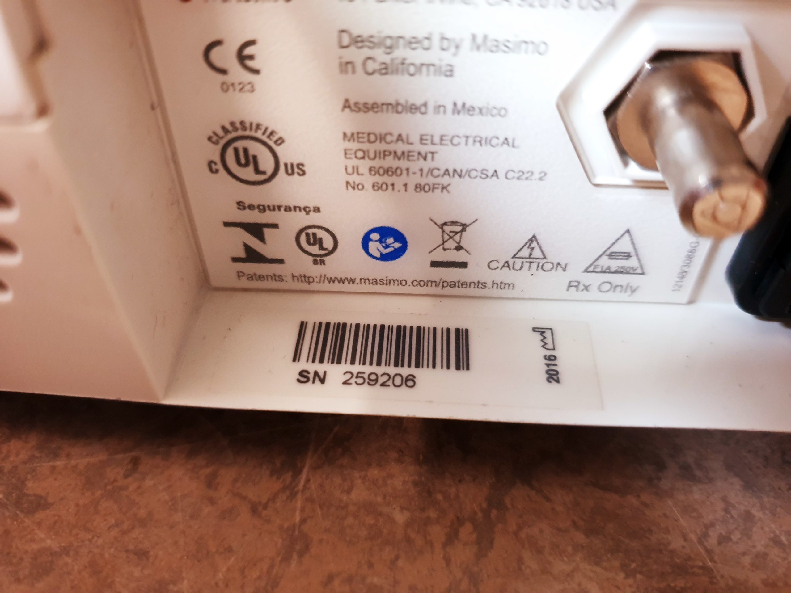 Masimo Radical 7 PulsOyxmeter – defekt thumbnail 9