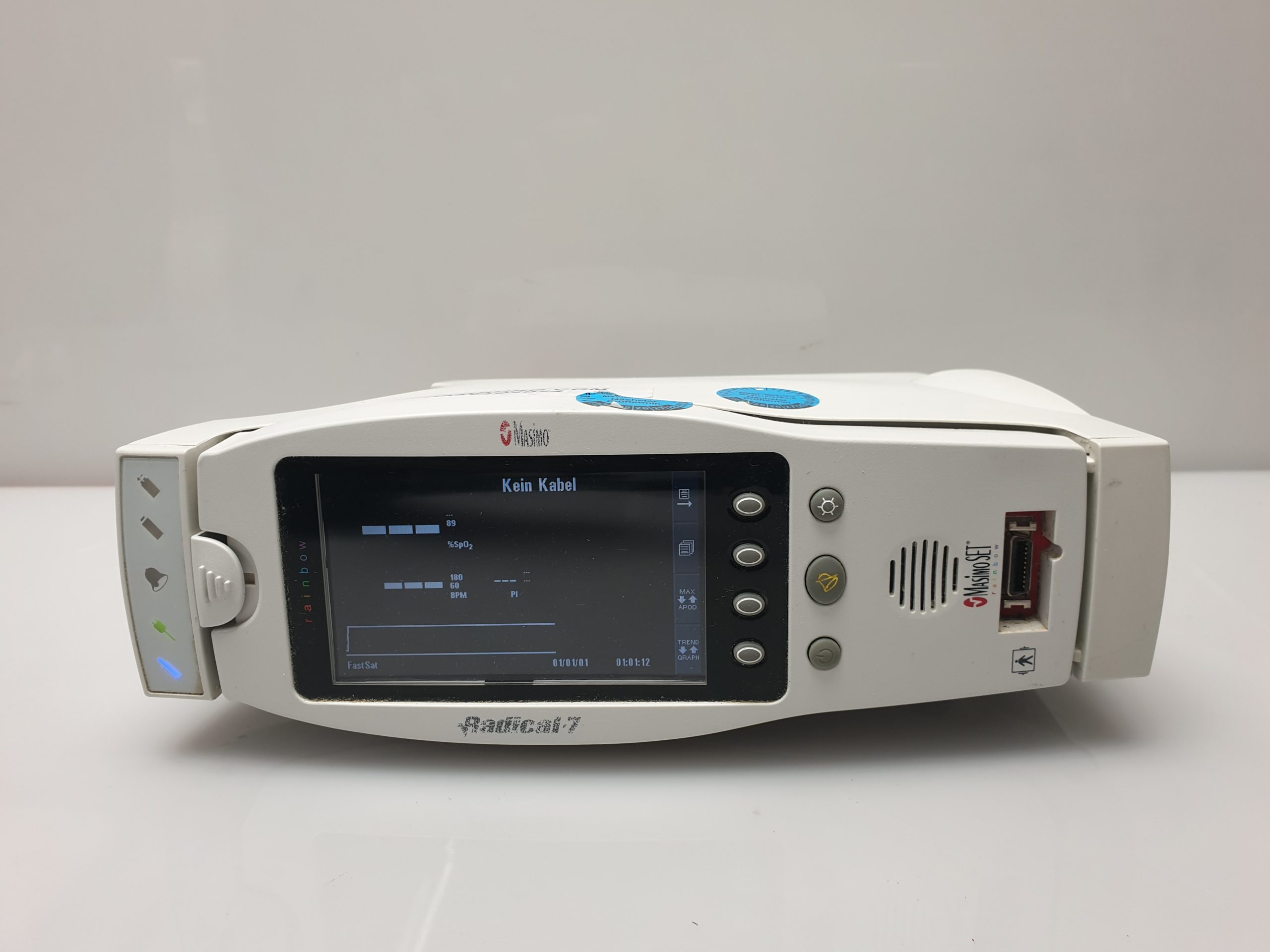 Masimo Radical 7 Rainbow Pulseoxymeter OhnFingersensor thumbnail 3