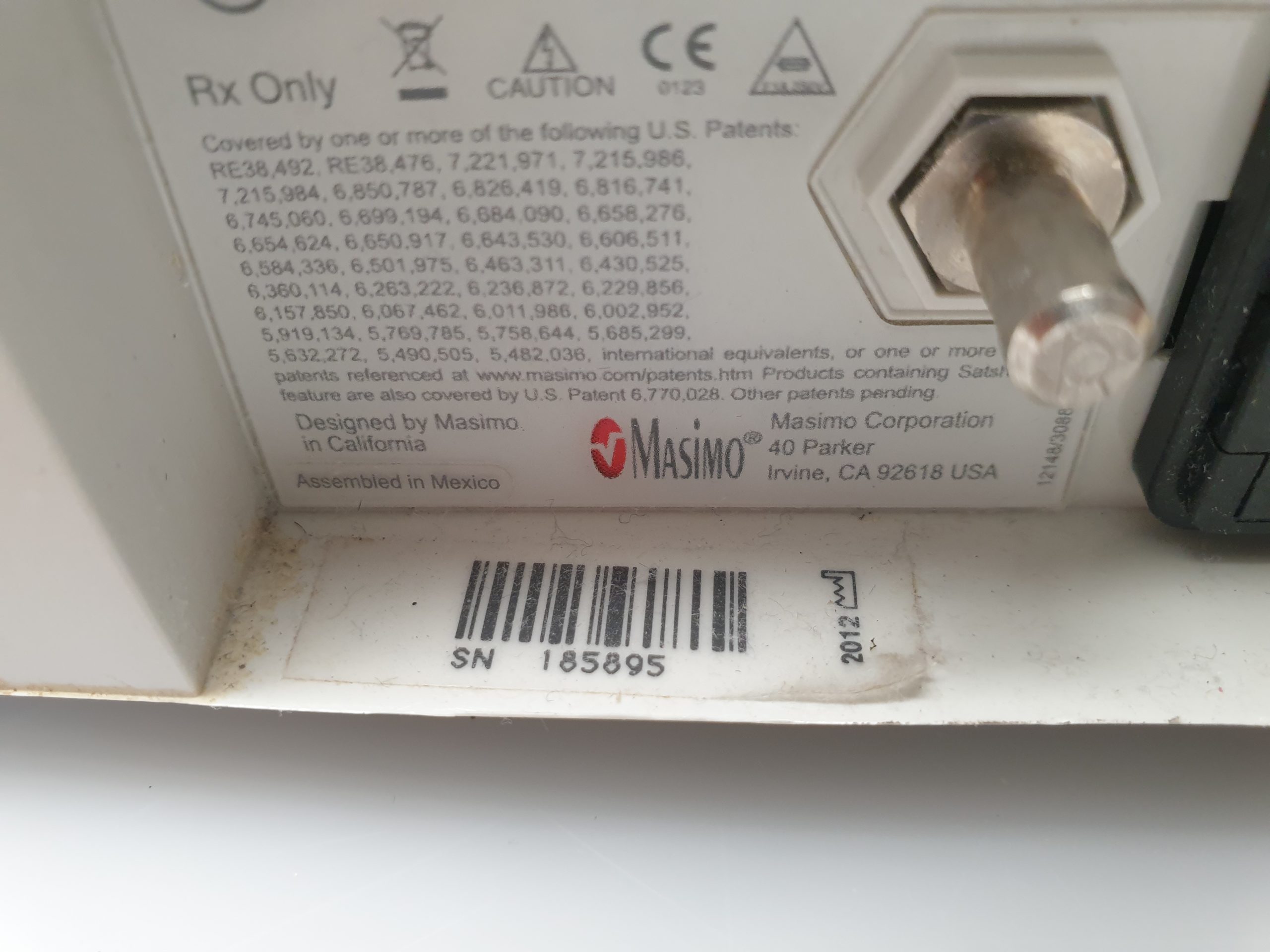 Masimo Radical 7 Rainbow Pulseoxymeter OhnFingersensor thumbnail 5