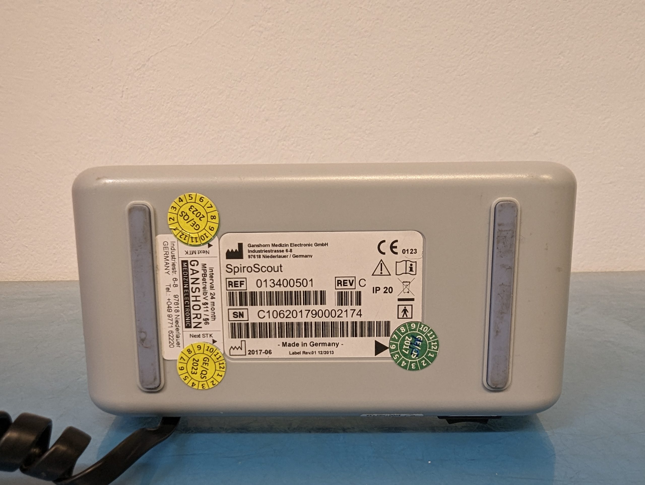 Ganshorn SpiroScout Scoutsensor V1 PC-Spirometer für die Lunge Ohne Netzteil thumbnail 8