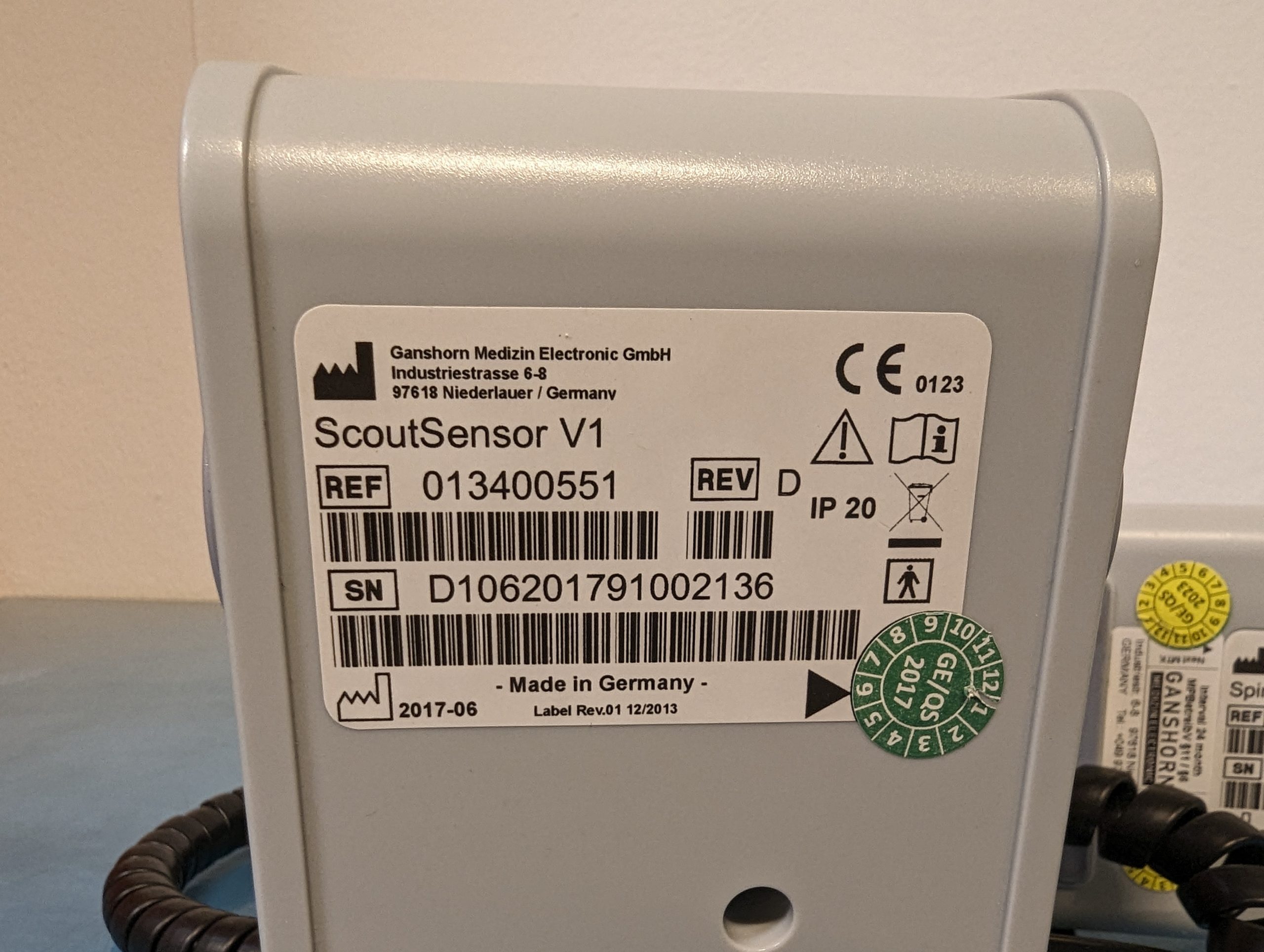 Ganshorn SpiroScout Scoutsensor V1 PC-Spirometer für die Lunge Ohne Netzteil thumbnail 9