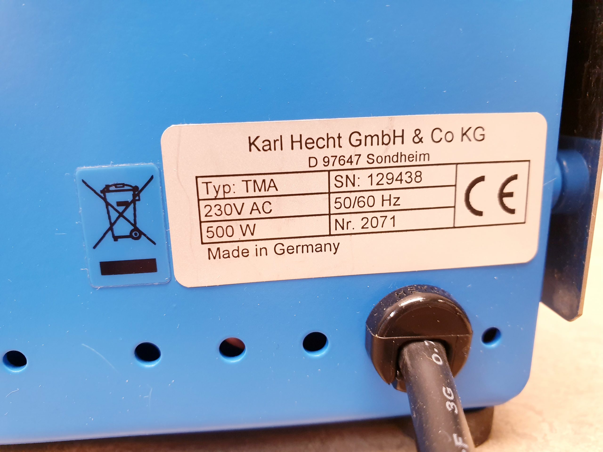 Karl Hecht TMA 2071 Labor-Magnetrührer thumbnail 6