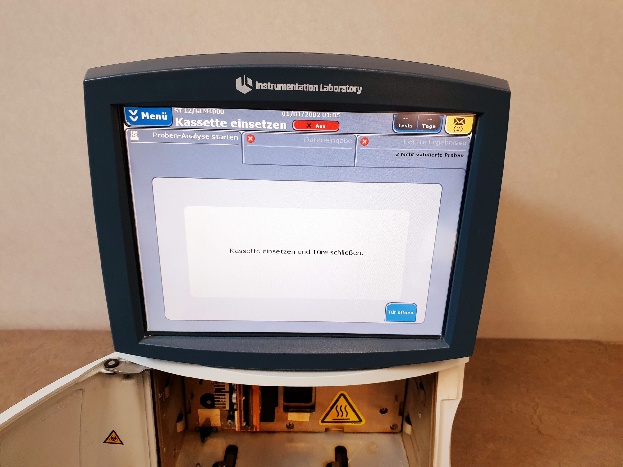 Gem Premier 4000 Blood Gas Analyzer Instrumentation Laboratory Unternehmen— thumbnail 3