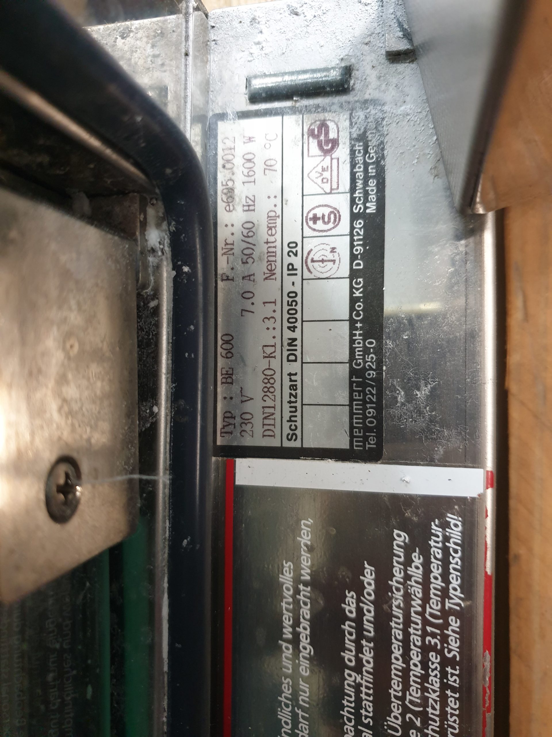 Memmert BE 600 // BE600 Incubator Brutschrank Wärmeschrank 256 L 70 °C thumbnail 3