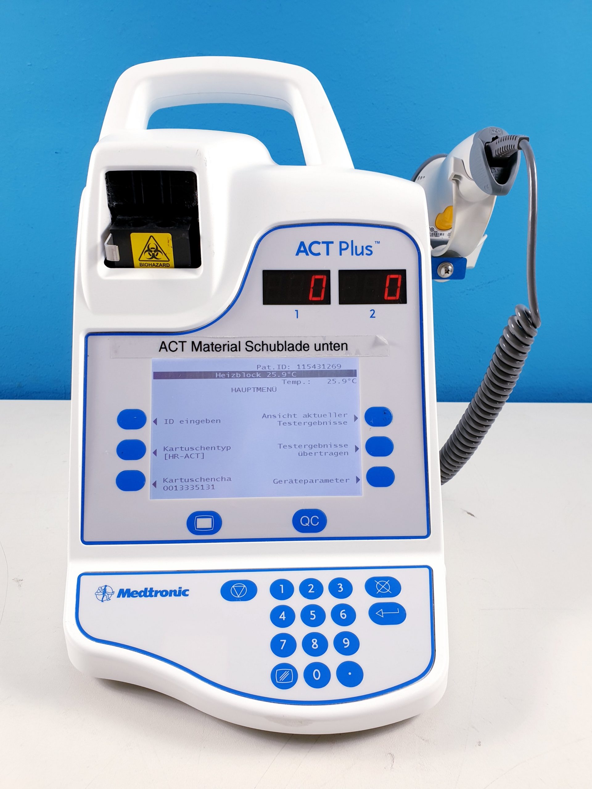 MEDTRONIC ACT Plus Koagulation-Analyser thumbnail 2