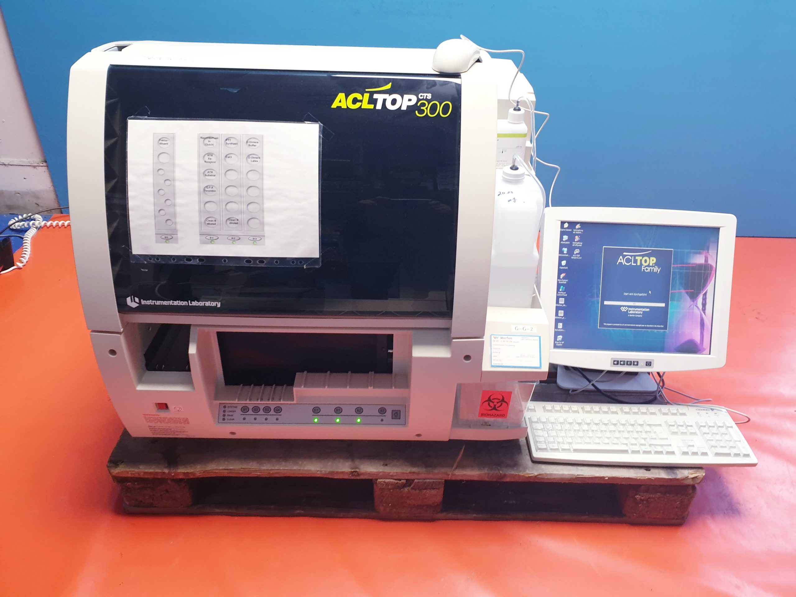 CTS ACLTOP 300 // ACL TOP 300 automatisches Koagulationsmessgerät Coagulation Analyzer — image 1 of 6