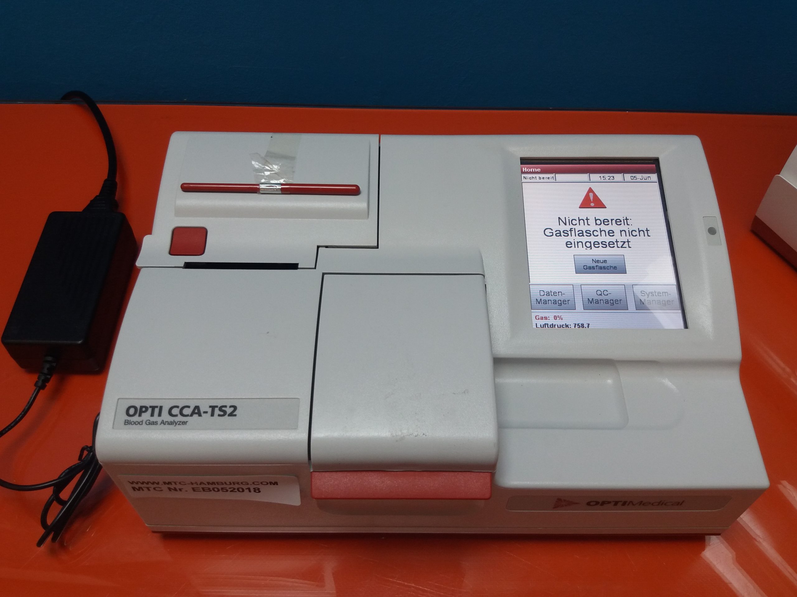 OPTI CCA-TS2 // CCA TS2 Analysator Blood Gas and Electrolyte Analyzer thumbnail 3