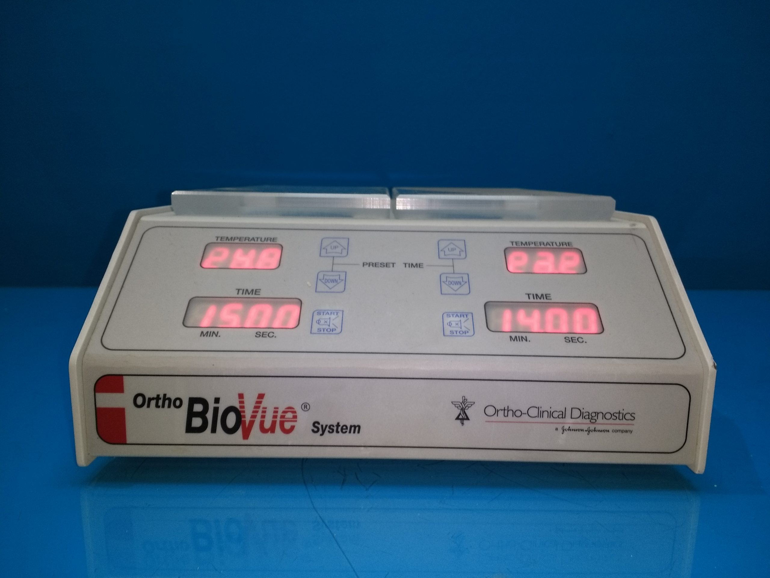Ortho BioVue System Heat Block 32 Riscaldatore Incubatore Timer Temp thumbnail 2