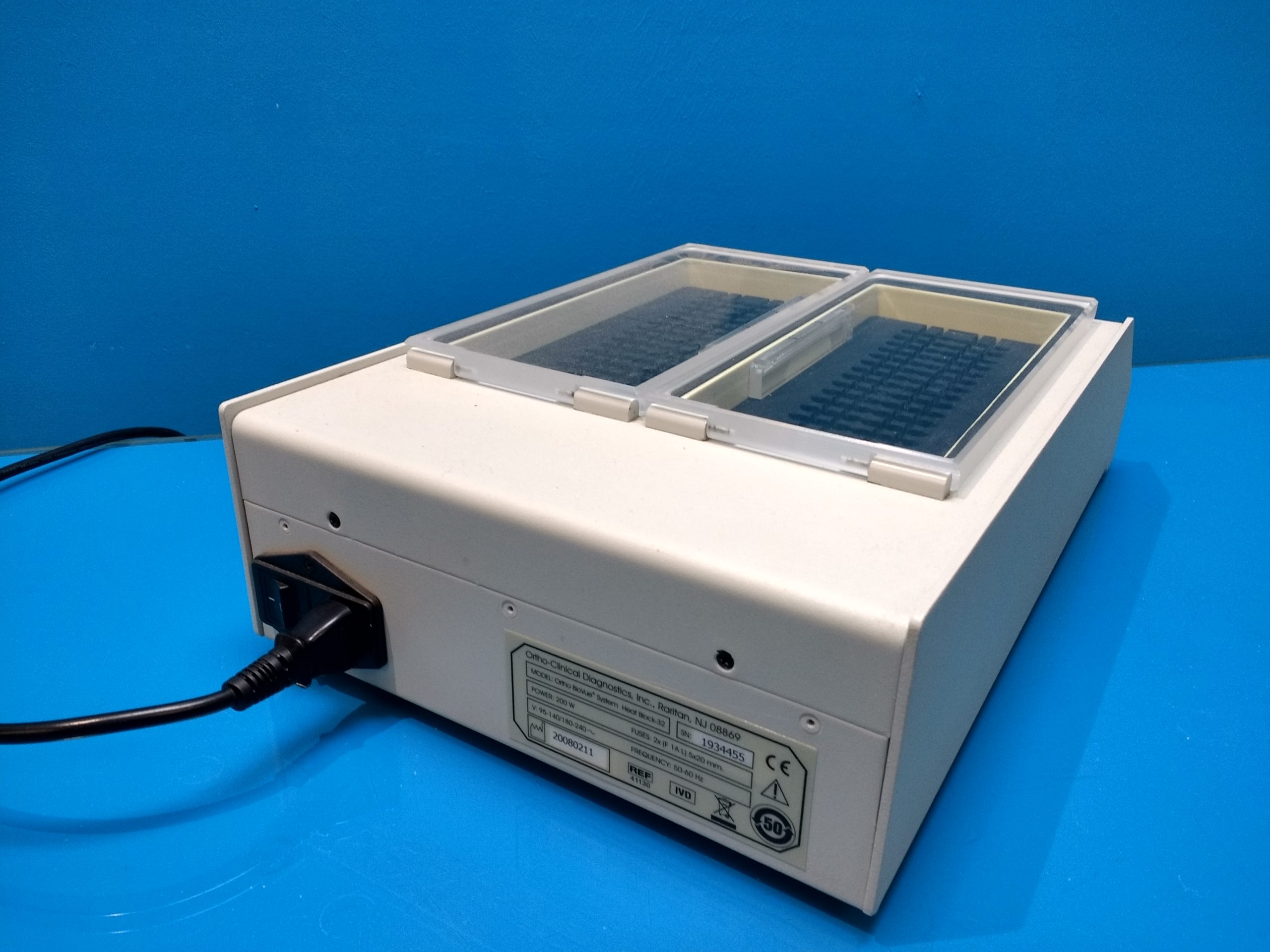 Ortho BioVue System Heat Block 32 Riscaldatore Incubatore Timer Temp thumbnail 4