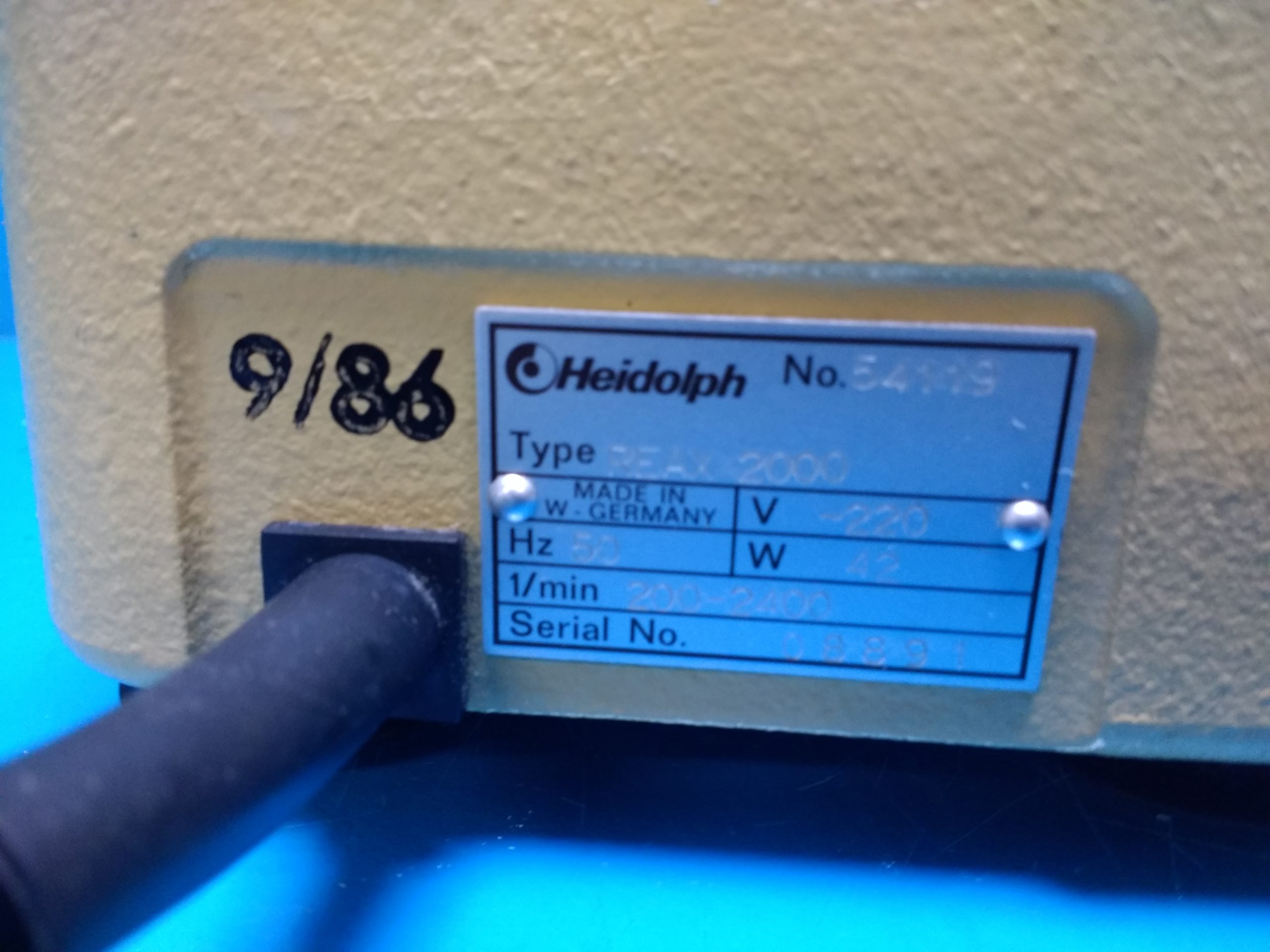 Heidolph Reax 2000 Reagenzglasschüttler thumbnail 4