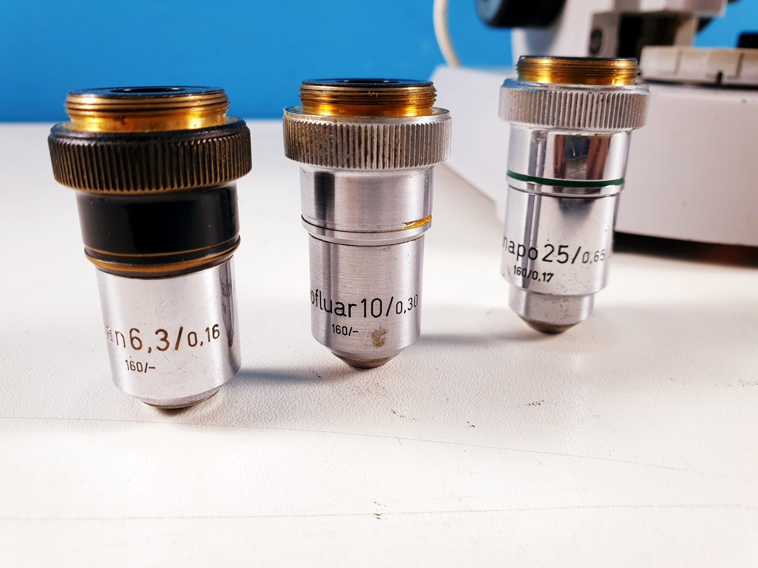 Zeiss Standard 16 Binokular + Kondensor, 3x Objektive + Okkularpaar 10x thumbnail 2