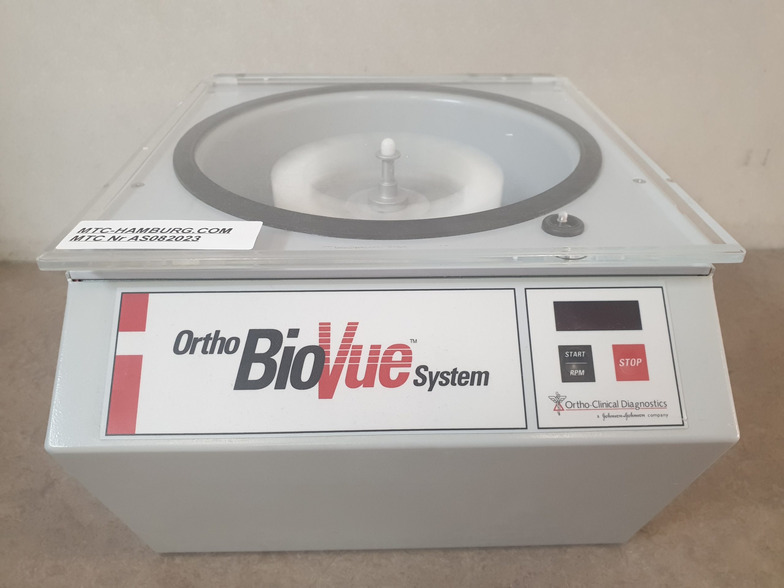 Ortho BioVue System Clinical Diagnostics Lab Centrifuge Cell Mixer thumbnail 3
