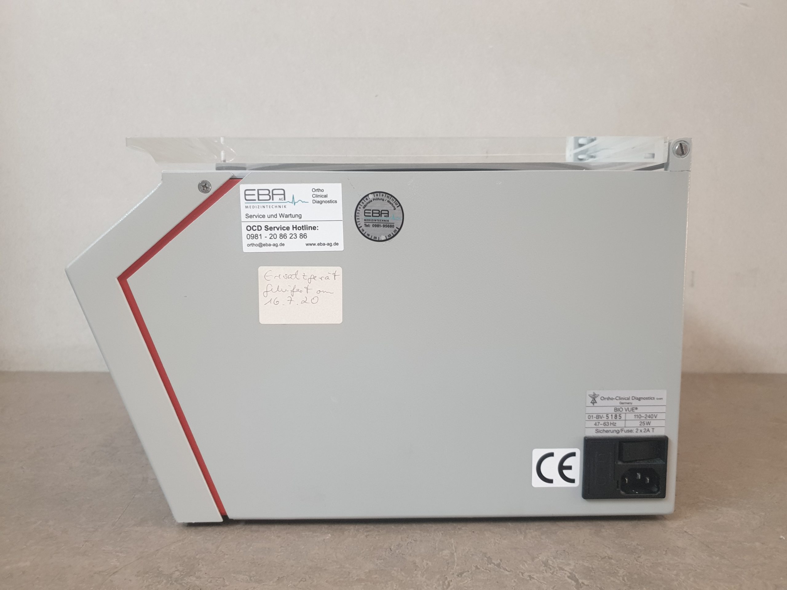 Ortho BioVue System Clinical Diagnostics Lab Centrifuge Cell Mixer thumbnail 5