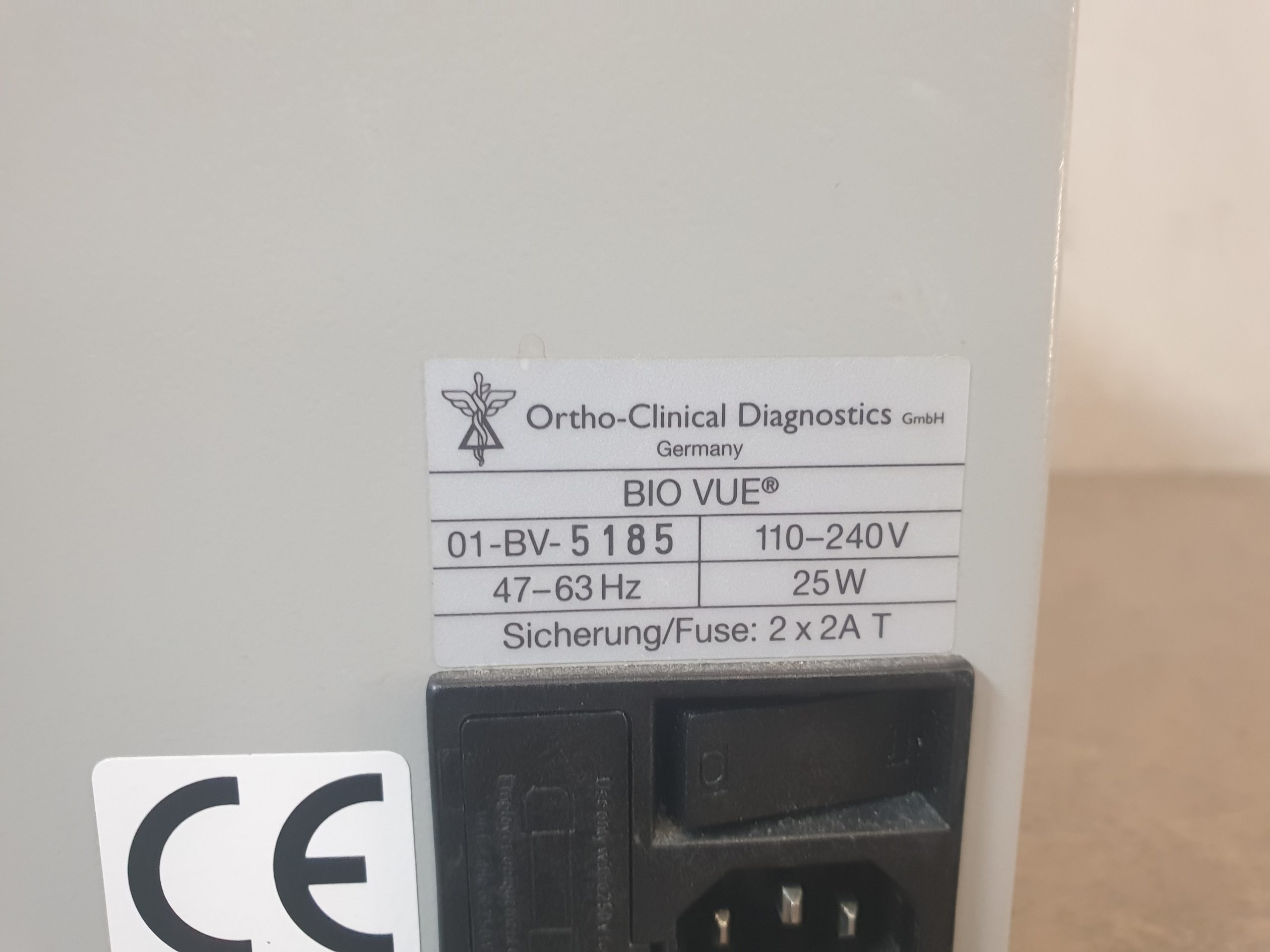 Ortho BioVue System Clinical Diagnostics Lab Centrifuge Cell Mixer thumbnail 6