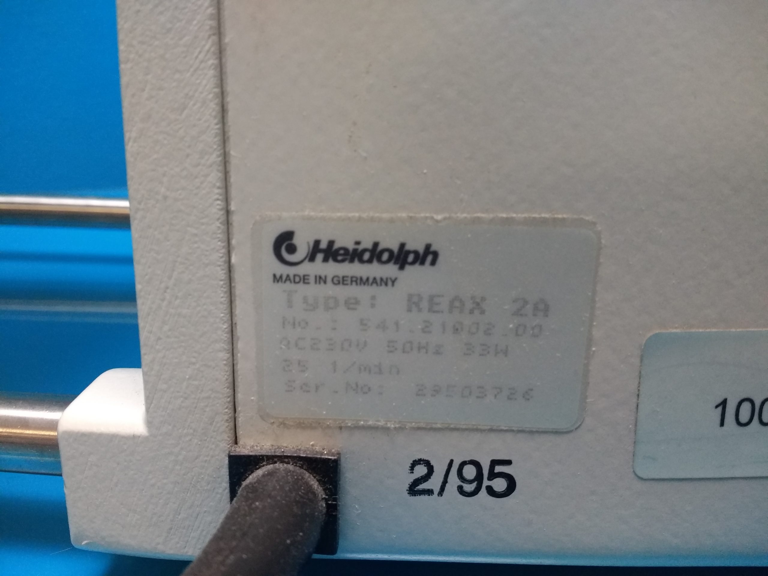 Heidolph Reax 2 Überkopf-Mischer thumbnail 4