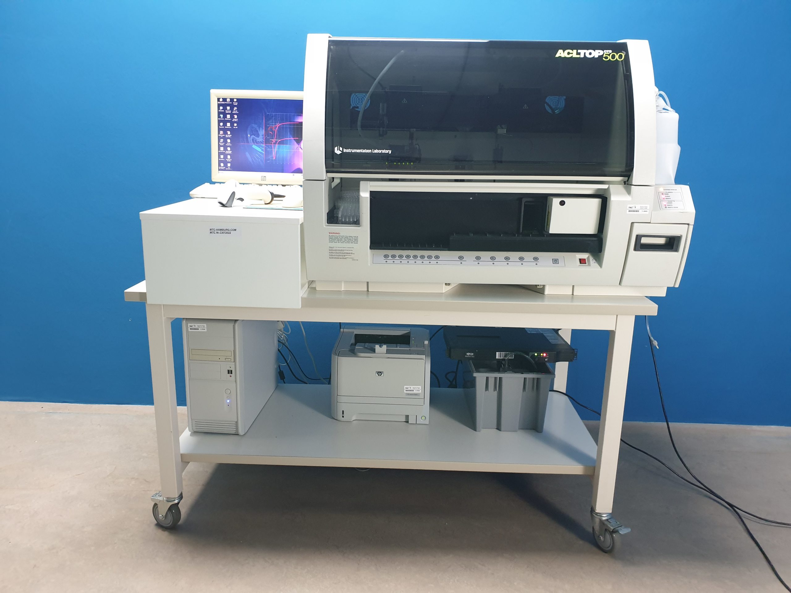 ACL TOP 500 CTS Koagulation-Analyser mit Software thumbnail 9