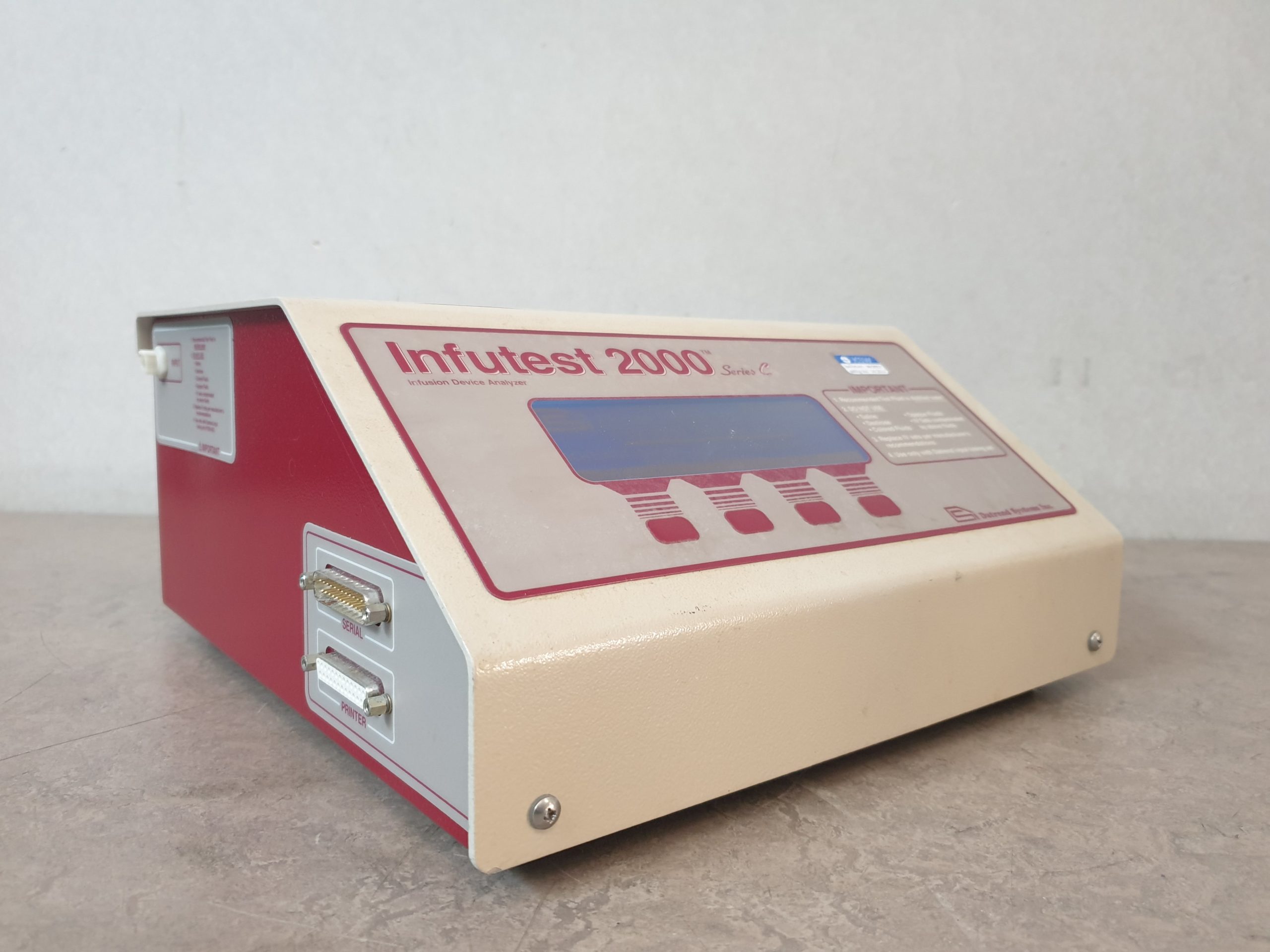 Datrend Infutest 2000 Series C Dual Channel Infusion Pump Device Analyzer thumbnail 4