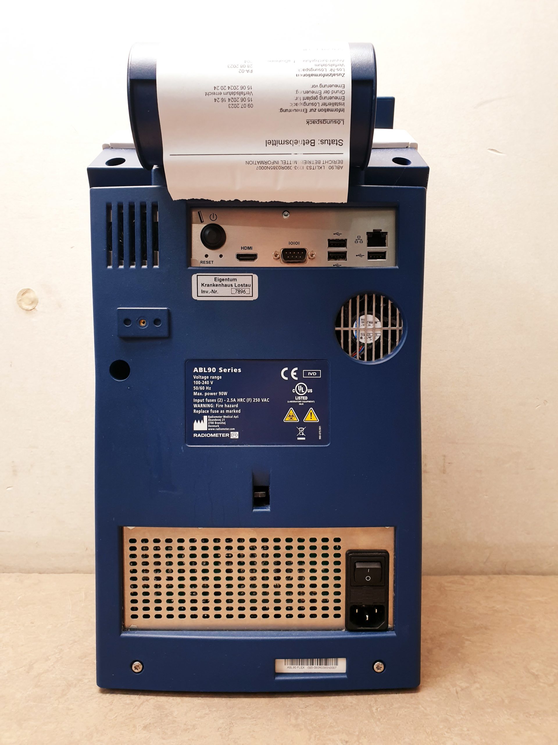 Radiometer Typ ABL90 flex Blutgasanalysegerät thumbnail 10