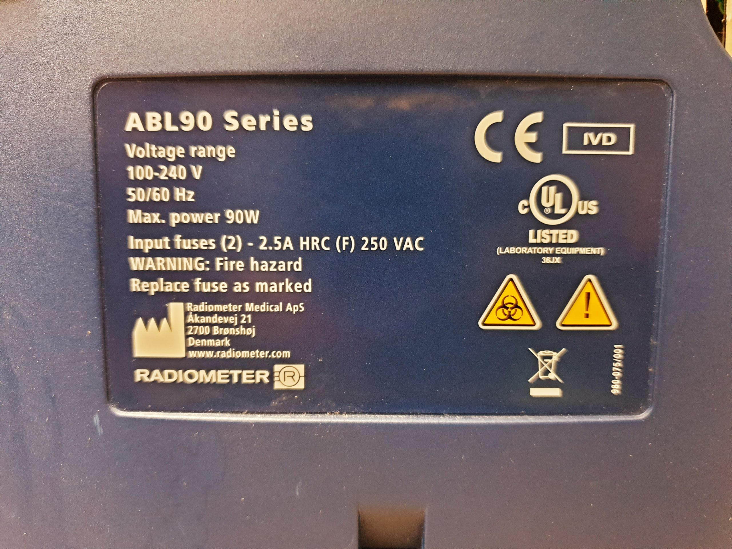 Radiometer Typ ABL90 flex Blutgasanalysegerät thumbnail 11